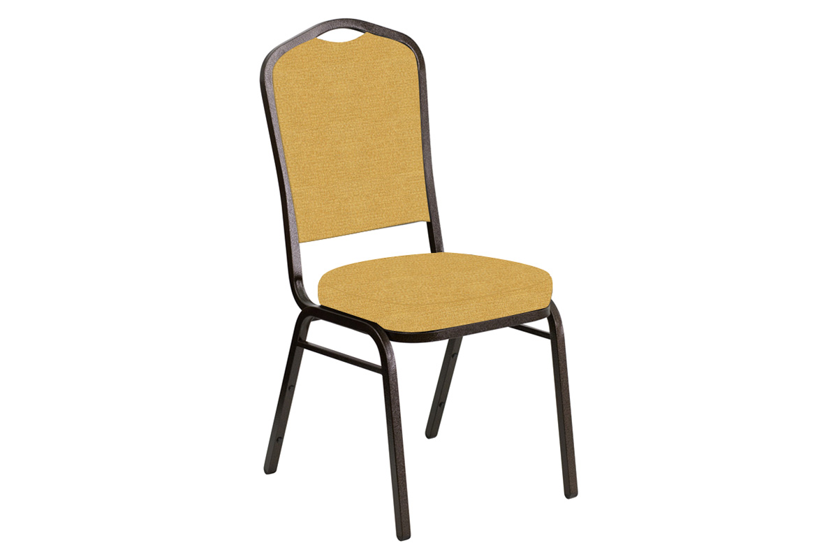 BLNK - Crown Back Banquet Chair in Phoenix with Gold Vein Frame