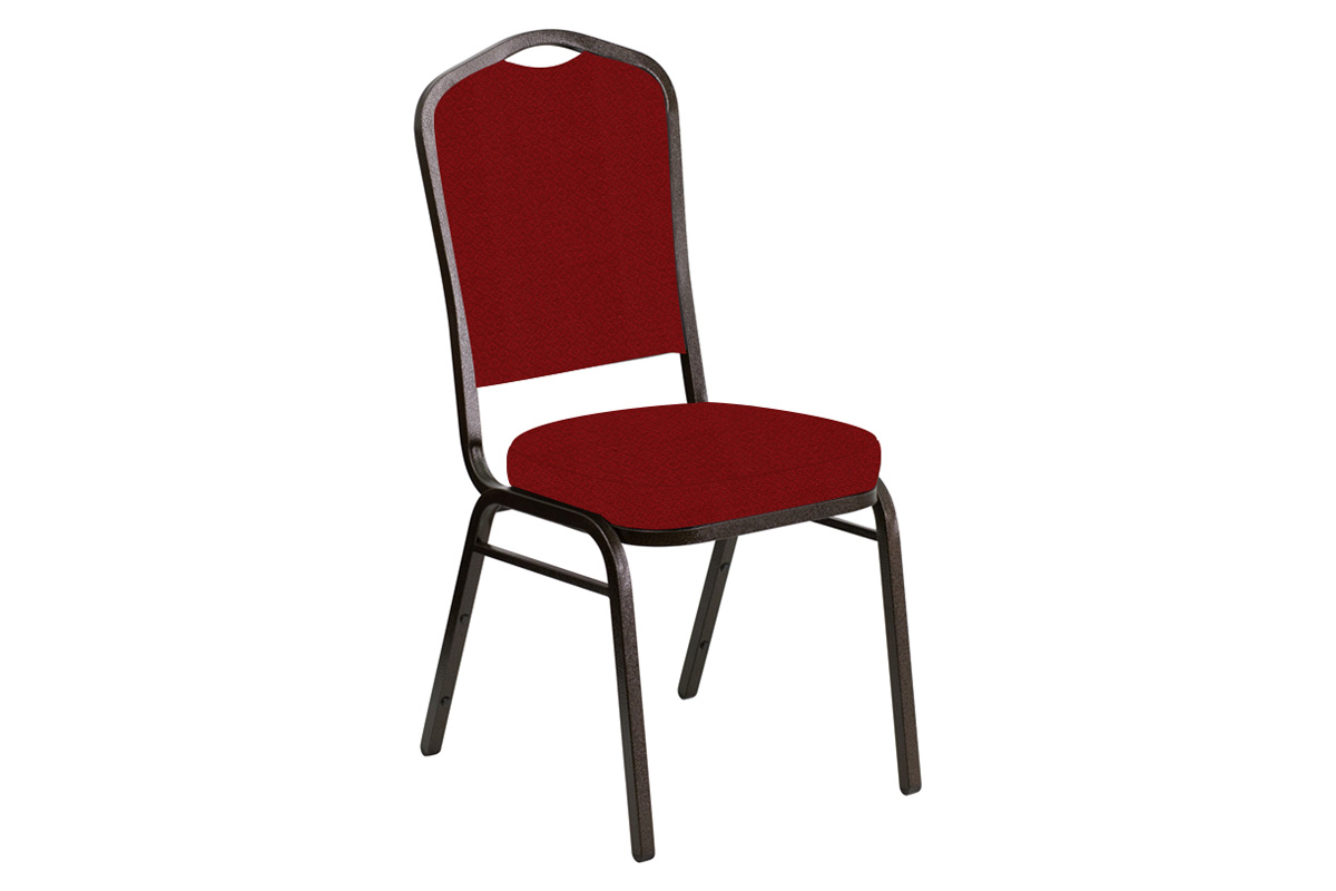 BLNK - Crown Back Banquet Chair in Venus with Gold Vein Frame