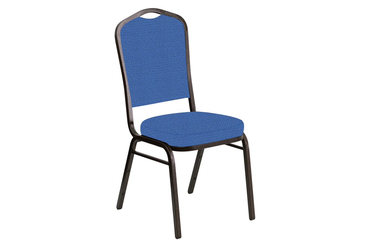 BLNK - Crown Back Banquet Chair in Venus with Gold Vein Frame