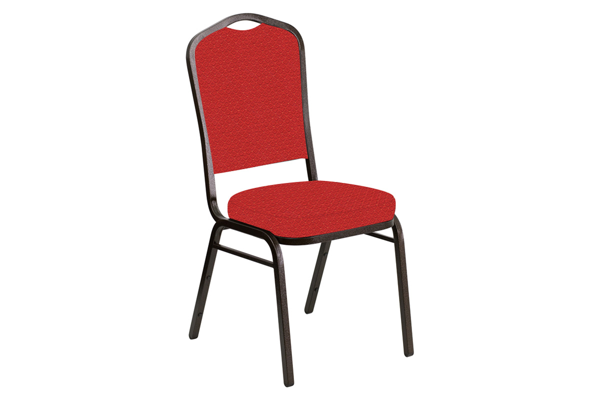 BLNK - Crown Back Banquet Chair in Venus with Gold Vein Frame