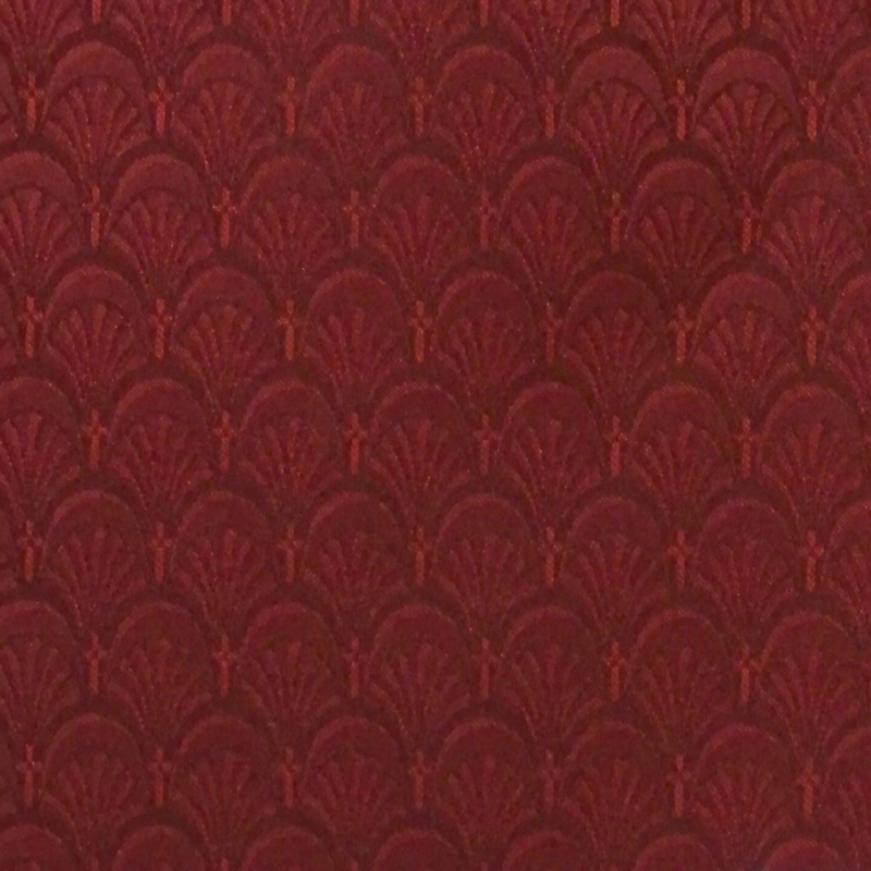 BLNK Church Chair in Arches with Gold Vein Frame - Burgundy, 21"W