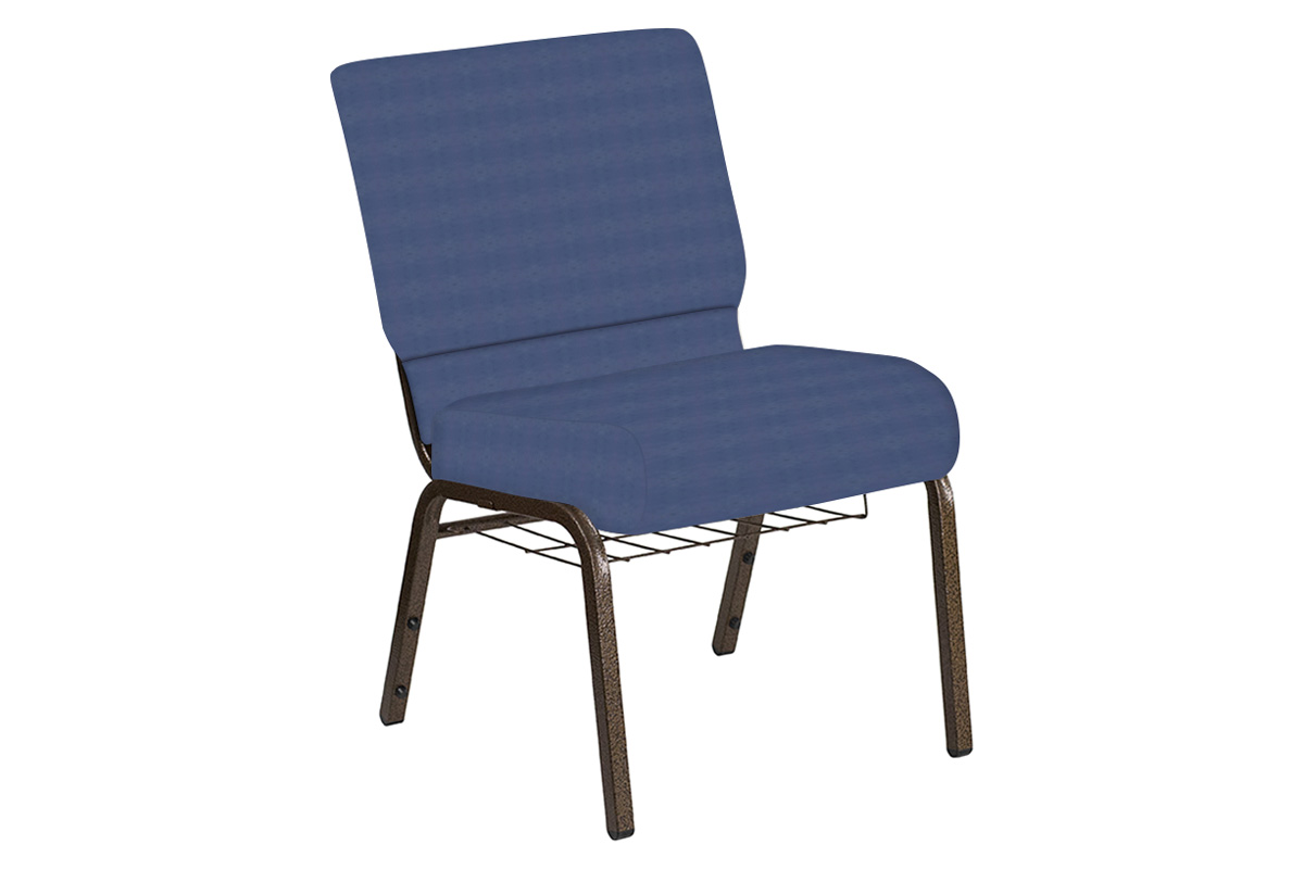 BLNK - Church Chair in Illusion with Gold Vein Frame