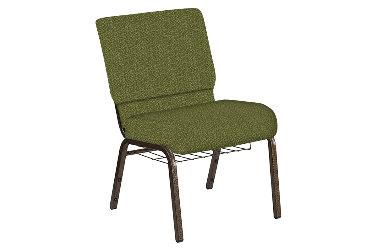 BLNK - Church Chair in Old World with Gold Vein Frame