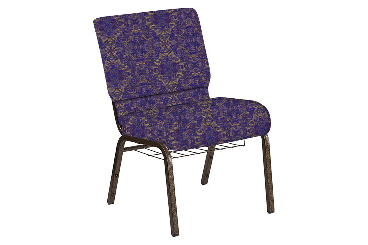BLNK - Church Chair in Watercolor with Gold Vein Frame