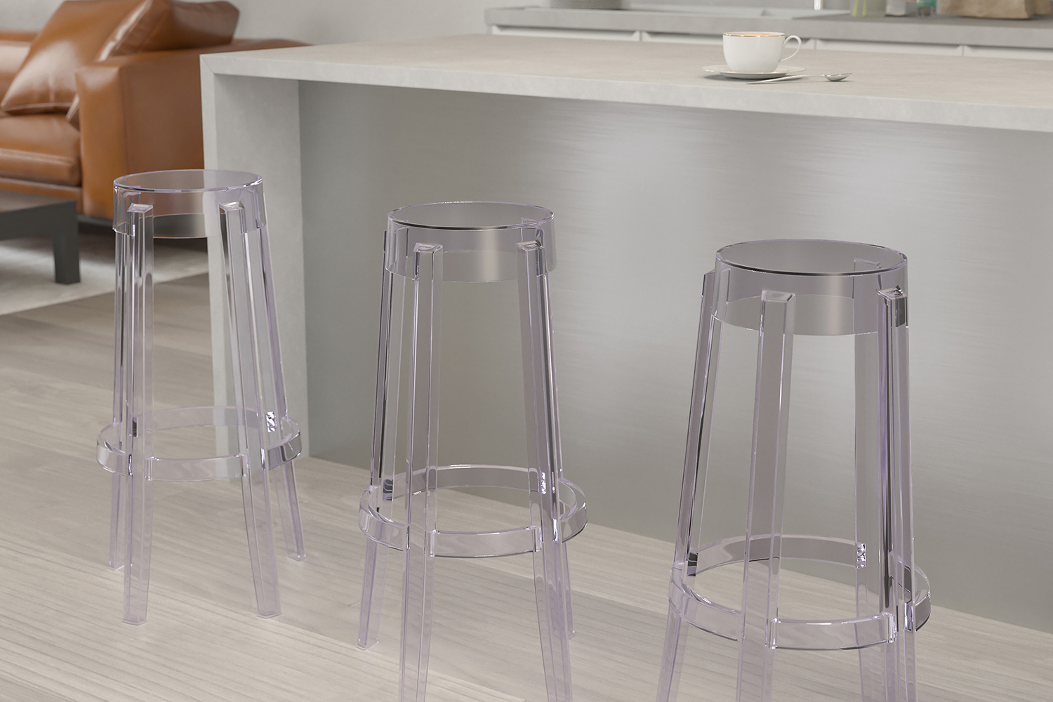 BLNK - Laney Transparent Stool