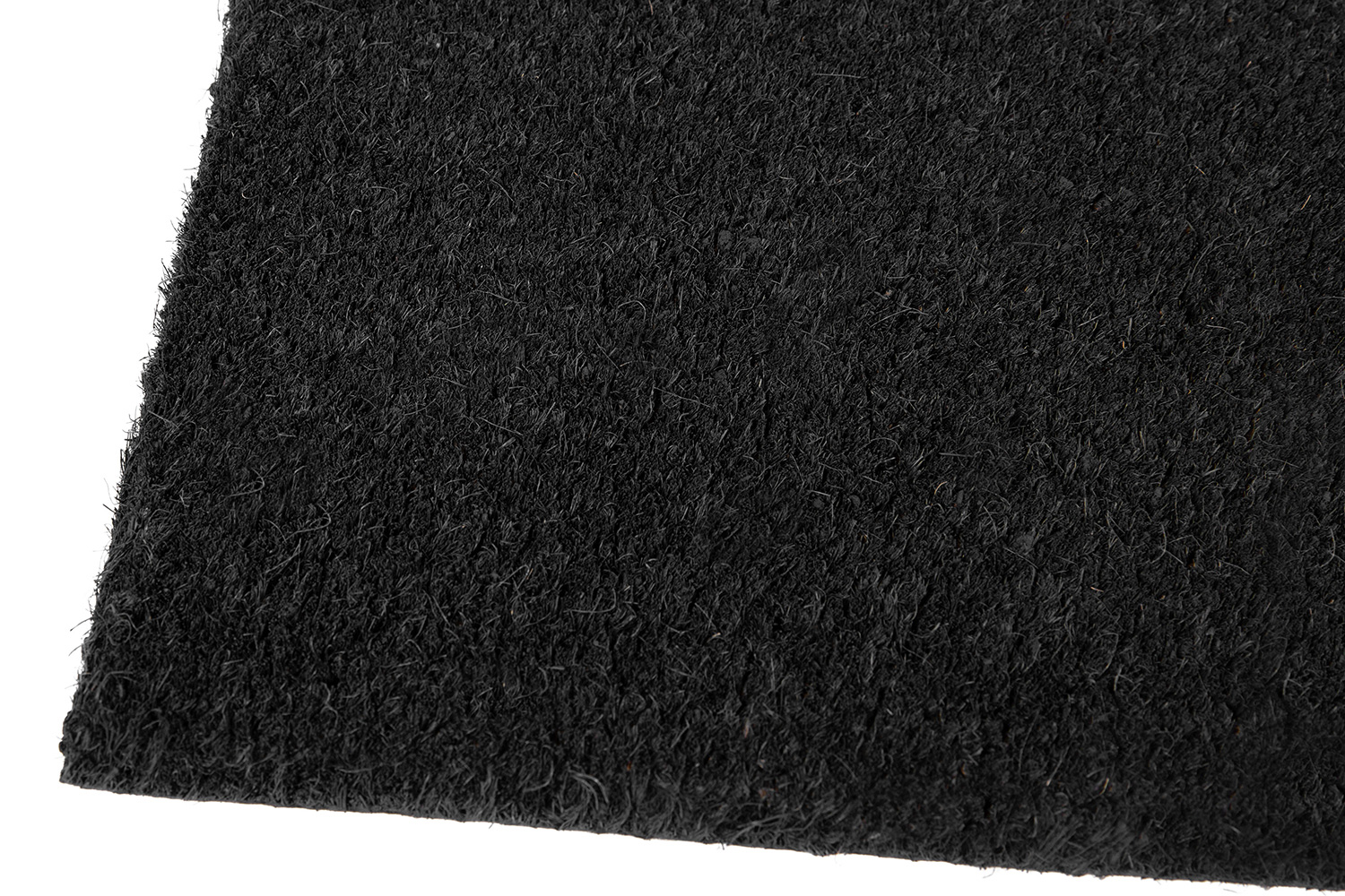 BLNK Harbold Coir Indoor-Outdoor Solid Doormat with Non-Slip Backing - Black