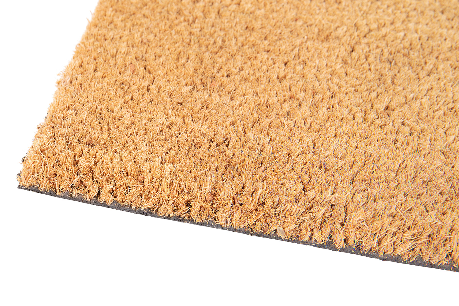 BLNK Harbold Coir Indoor-Outdoor Solid Doormat with Non-Slip Backing - Natural