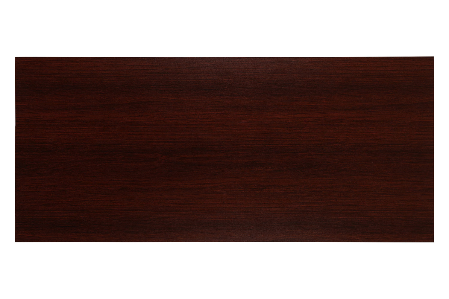 BLNK Kimberly Industrial Style Commercial Computer Desk - Mahogany