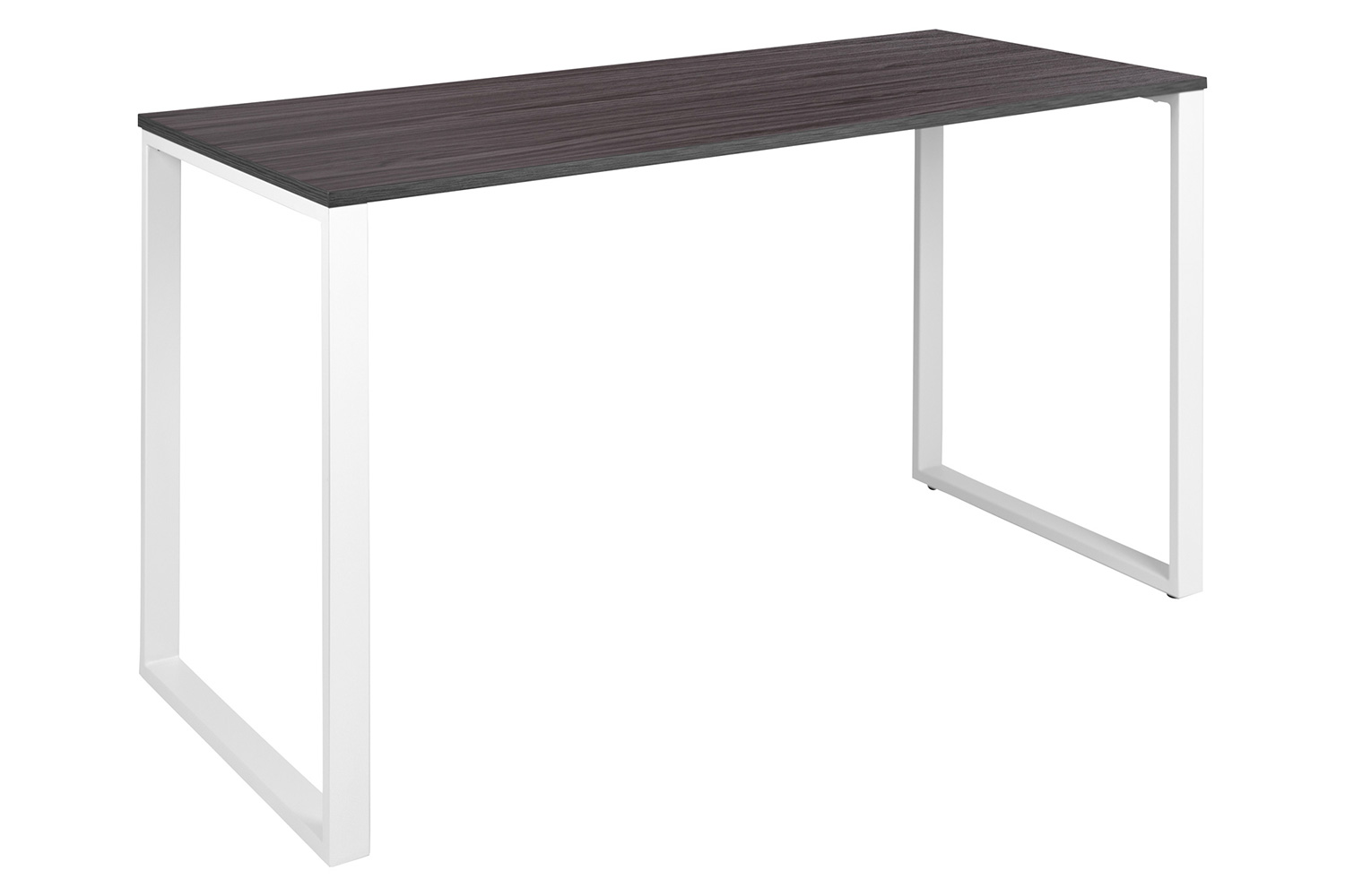BLNK Kimberly Industrial Style Commercial Computer Desk - Rustic Gray