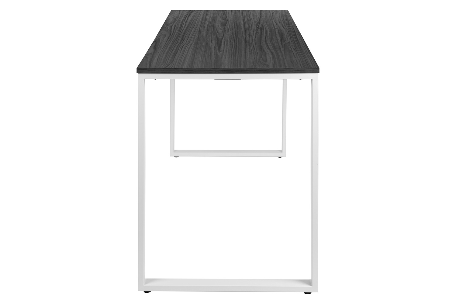 BLNK Kimberly Industrial Style Commercial Computer Desk - Rustic Gray