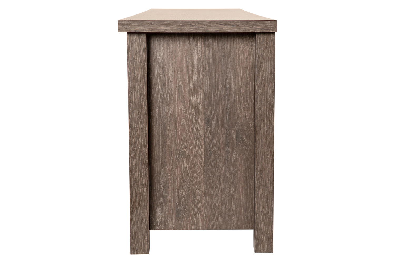 BLNK Sheffield Classic TV Stand up to 80" TVs - Finish with Full Glass Doors - Modern Black Wash