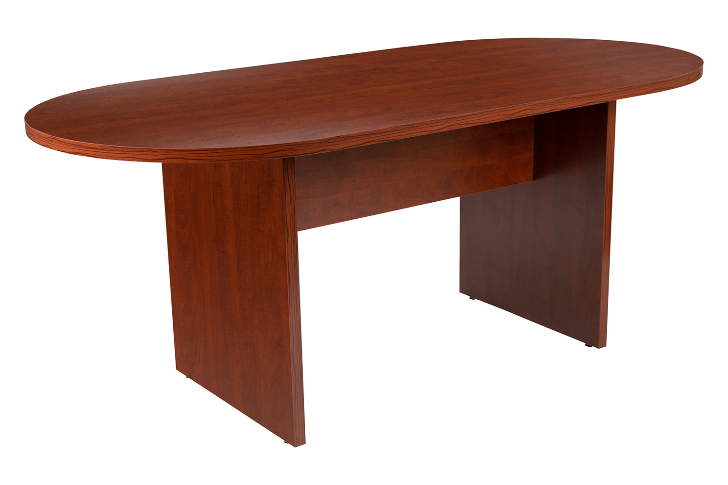 BLNK Jones Oval Conference Table - Cherry