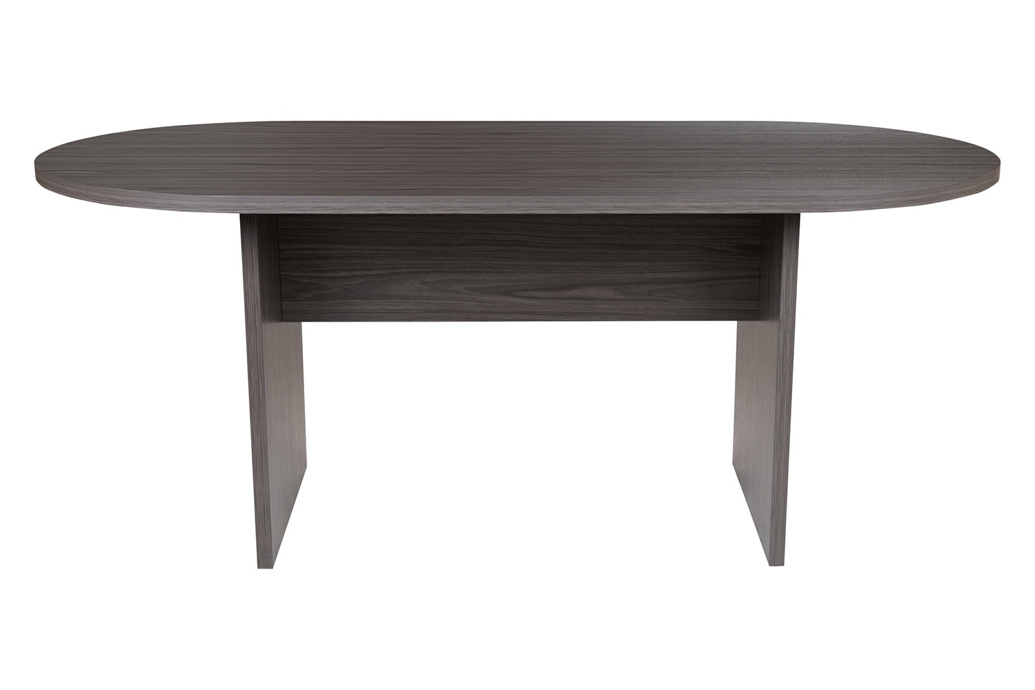 BLNK Jones Oval Conference Table - Rustic Gray
