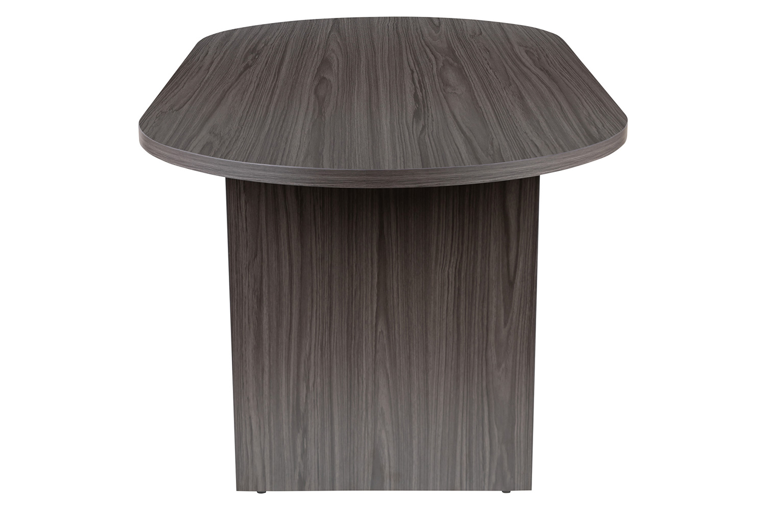 BLNK Jones Oval Conference Table - Rustic Gray