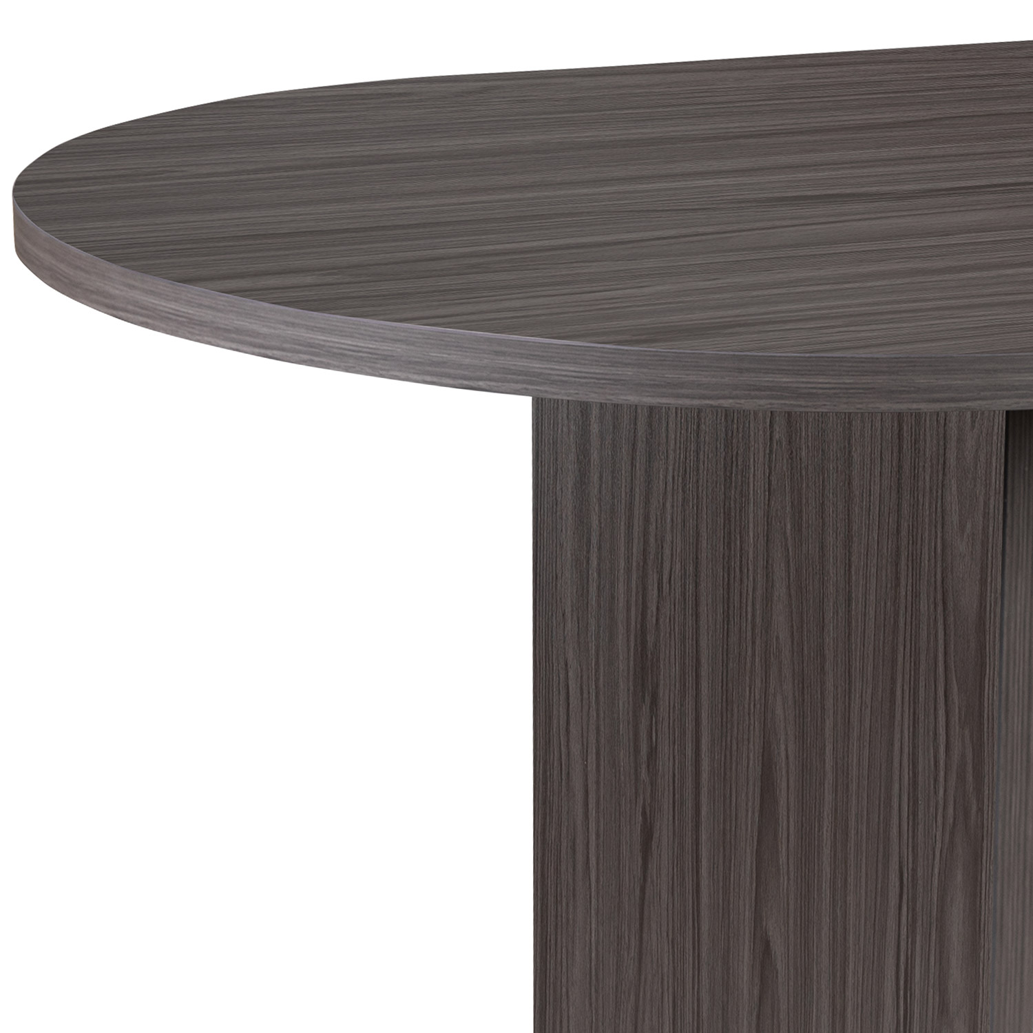 BLNK Jones Oval Conference Table - Rustic Gray