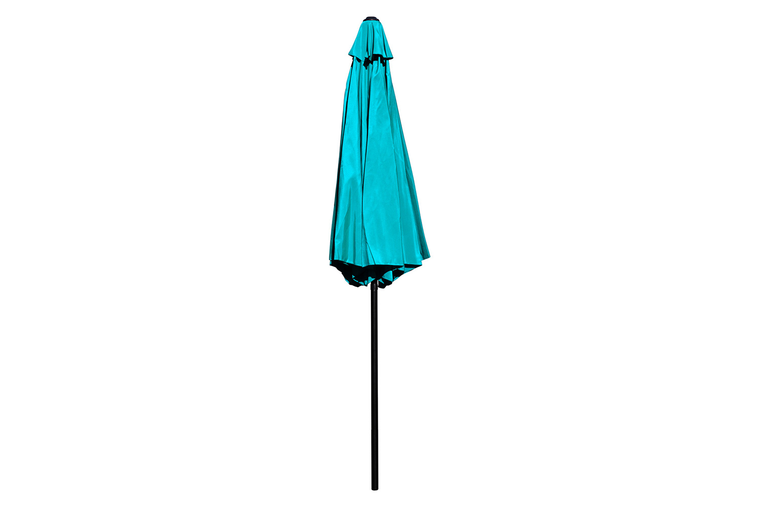 BLNK Sunny Round Umbrella with Crank and Tilt Function and Standing Umbrella Base - Teal