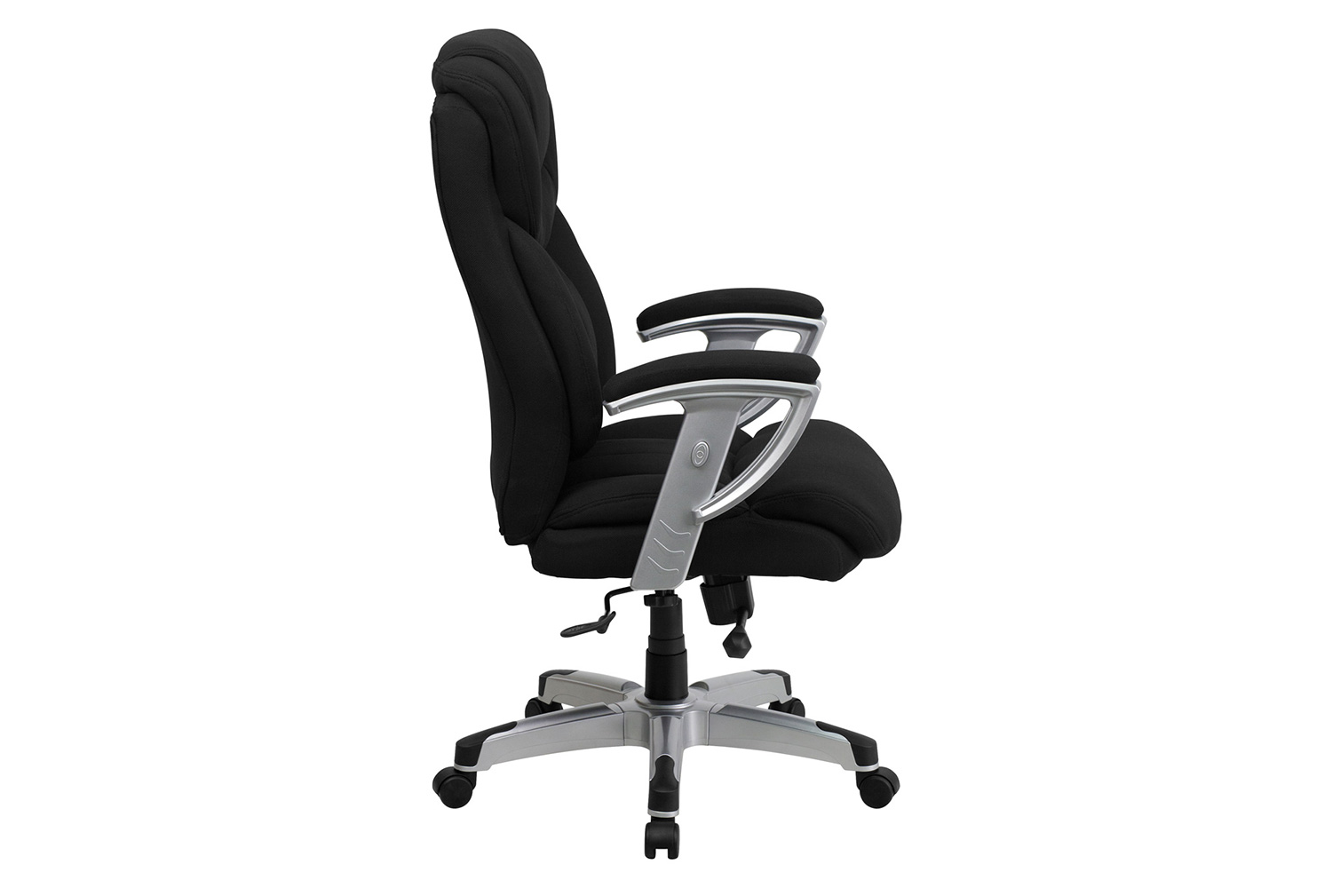 BLNK - HERCULES Series Fabric Executive Ergonomic Office Chair with Silver Adjustable Arms