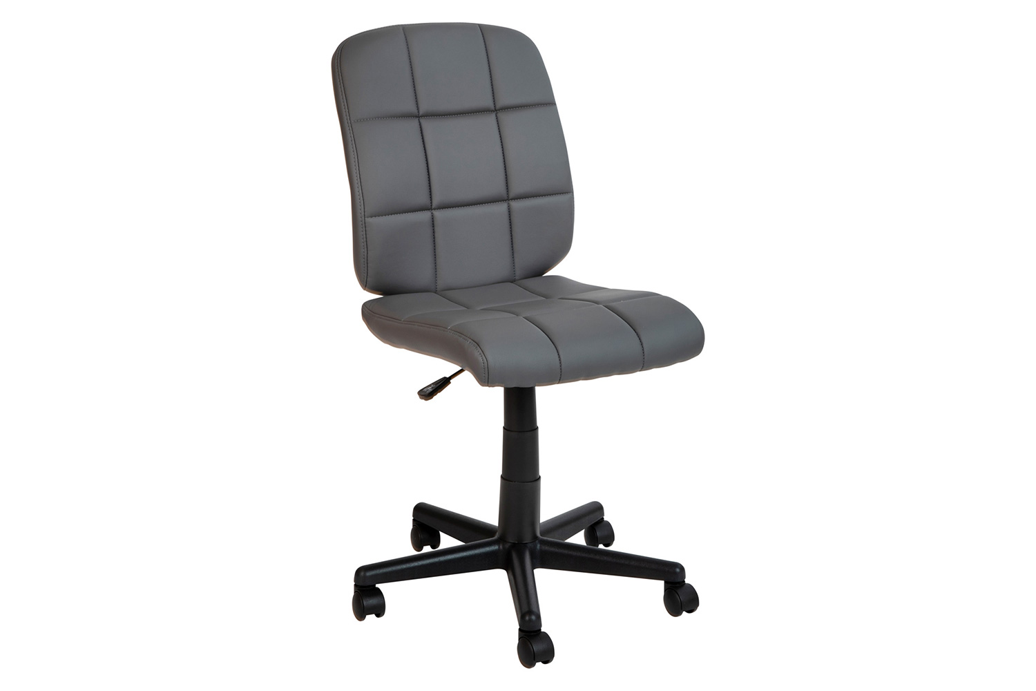 BLNK - Clayton Vinyl Mid-Back Quilted Swivel Task Office Chair
