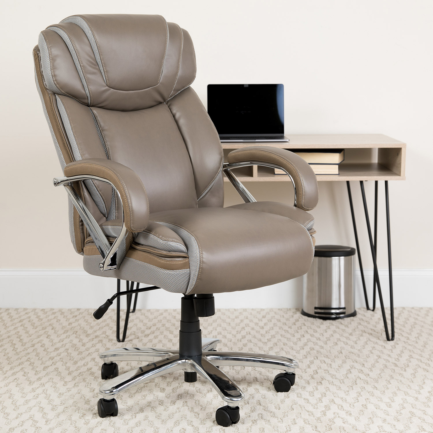 BLNK - HERCULES Series LeatherSoft Executive Swivel Ergonomic Office Chair with Extra Wide Seat