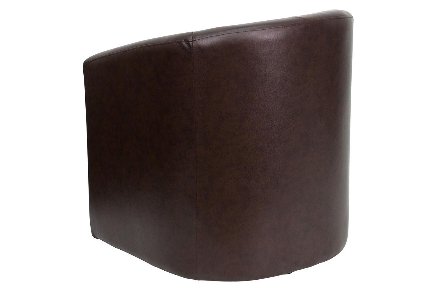 BLNK - Lauren LeatherSoft Barrel-Shaped Guest Chair with Front Panel