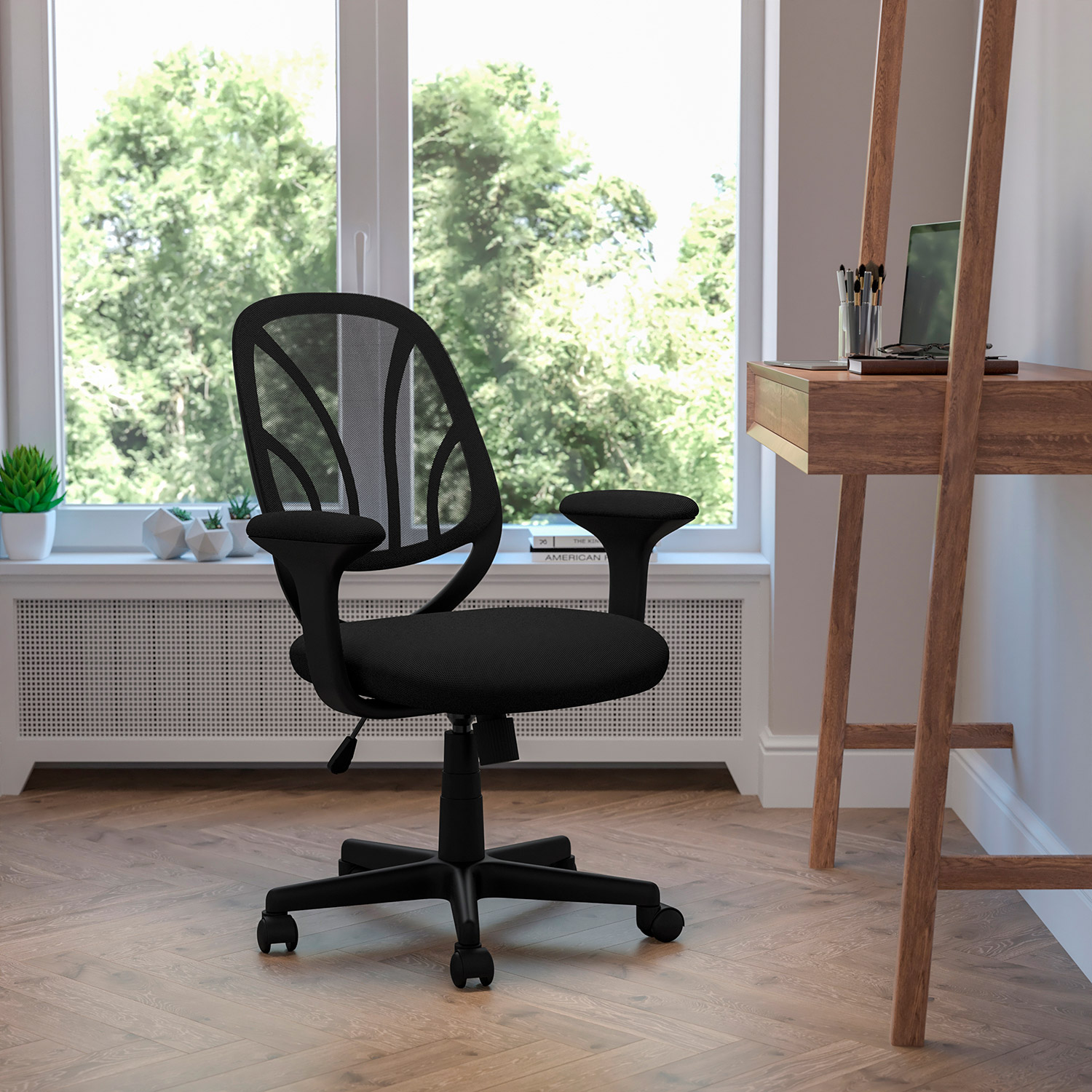 BLNK - Y-GO Office Chair Mid-Back Mesh Swivel Task Office Chair