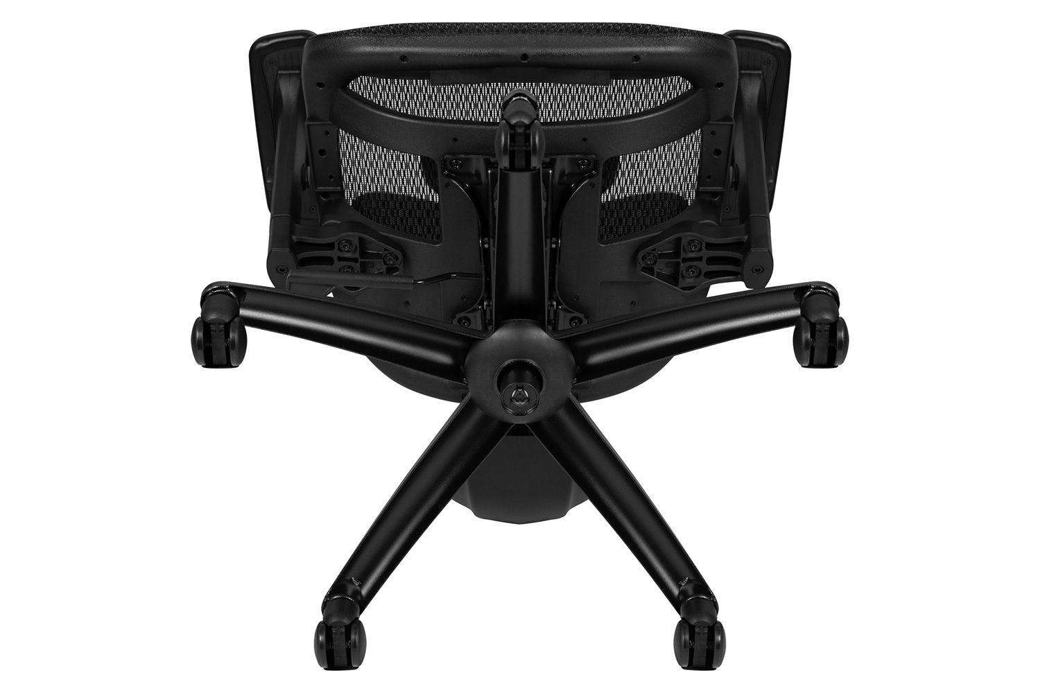BLNK LO Ergonomic Mesh Office Chair with 2-to-1 Synchro-Tilt, Adjustable Headrest, Lumbar Support, and Adjustable Pivot Arms - Black