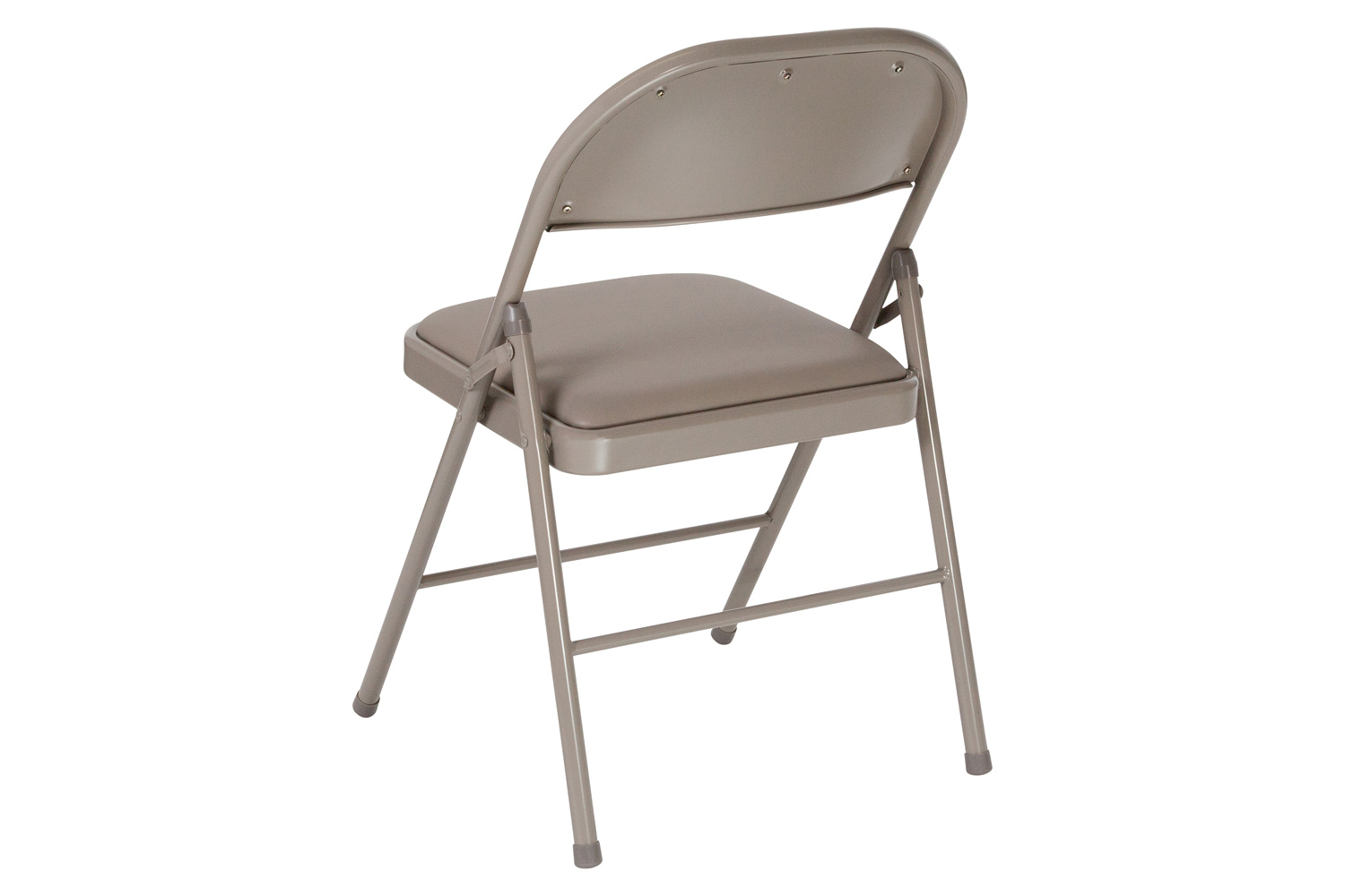 BLNK HERCULES Series Vinyl Double Braced Folding Chair - Gray