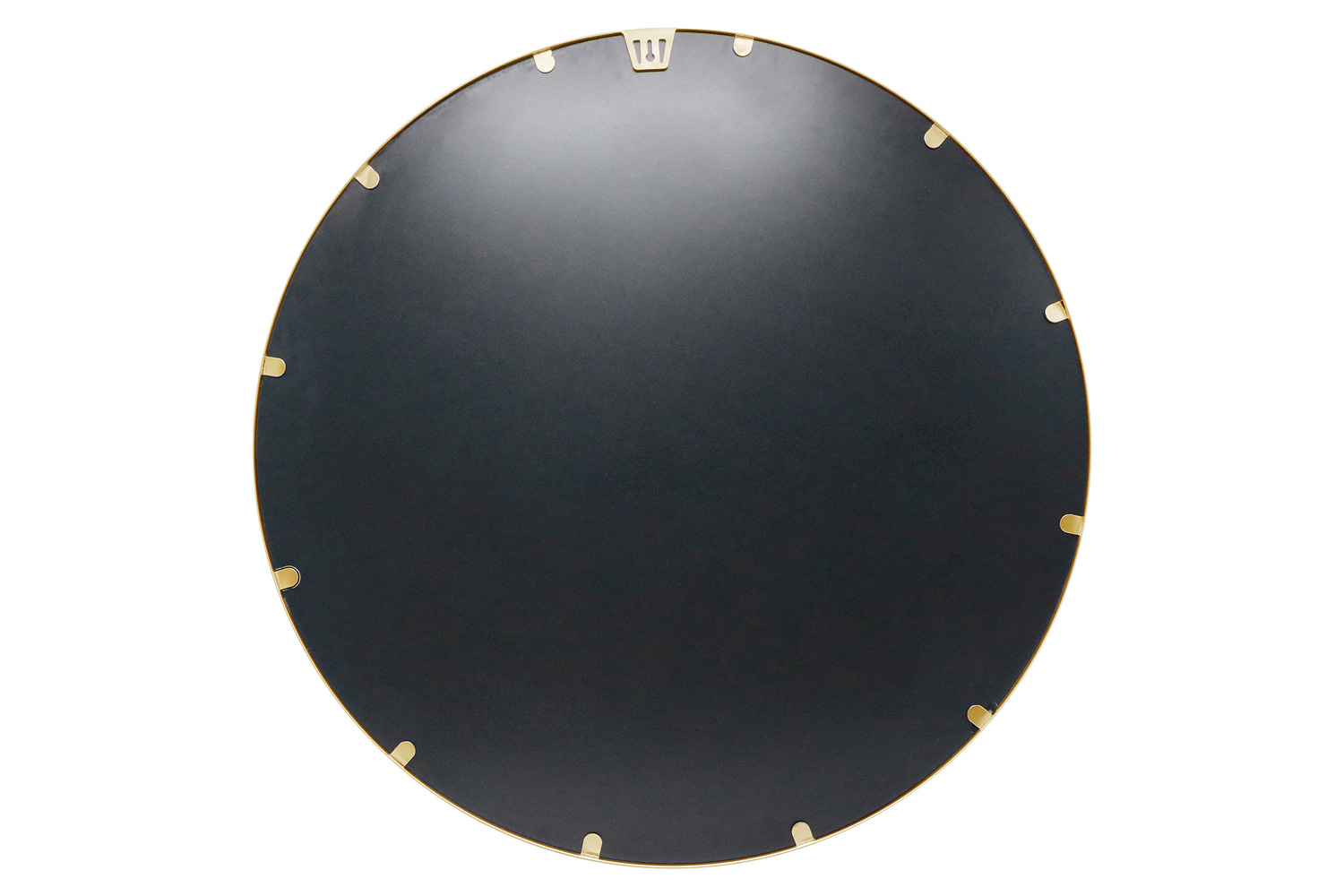 BLNK Julianne Style 2 Round Metal Framed Wall Mirror - Gold, 20"D
