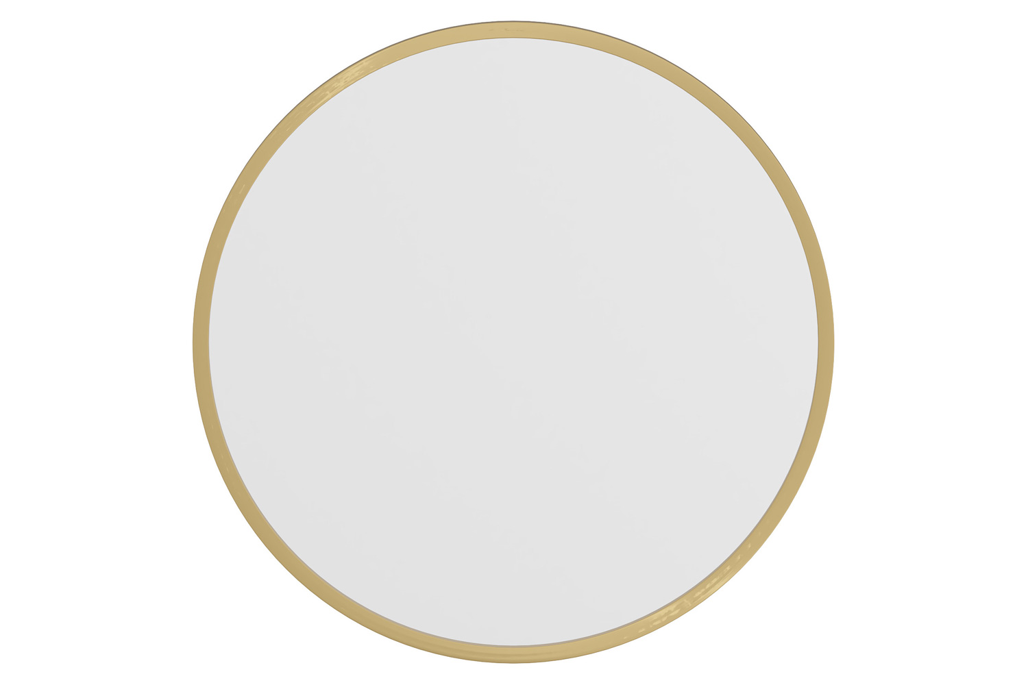 BLNK Julianne Style 2 Round Metal Framed Wall Mirror - Gold, 20"D