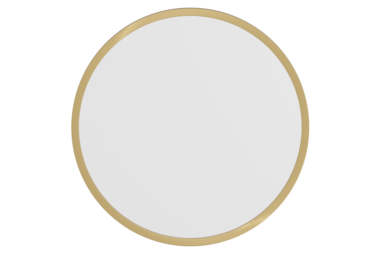 BLNK Julianne Style 2 Round Metal Framed Wall Mirror - Gold, 16"D