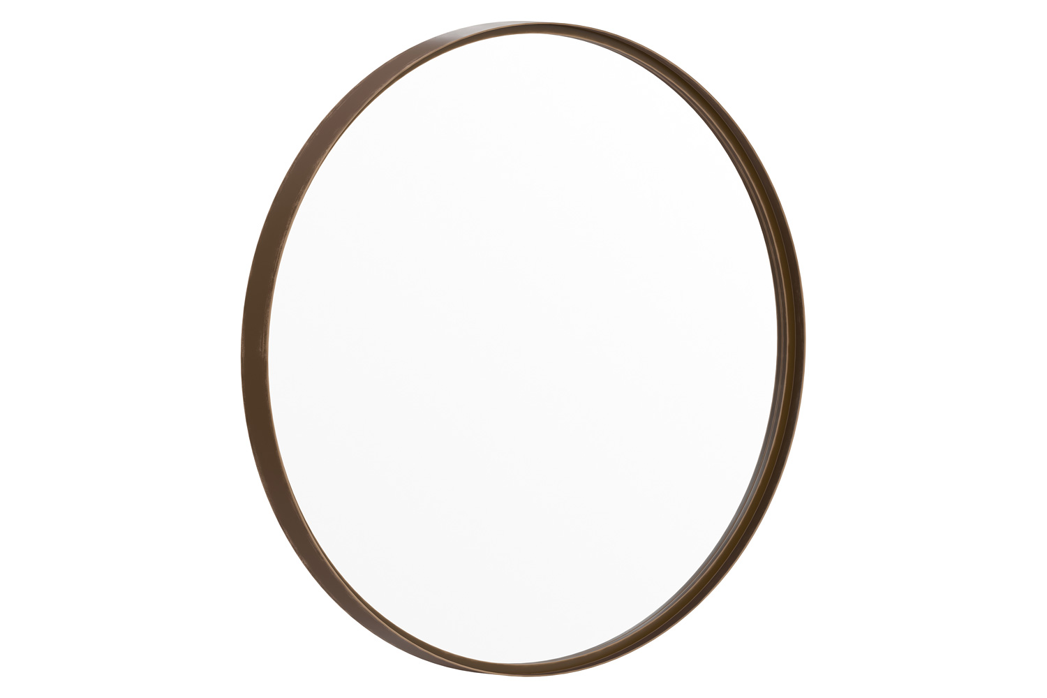 BLNK Jennifer Round Metal Framed Wall Mirror - Bronze
