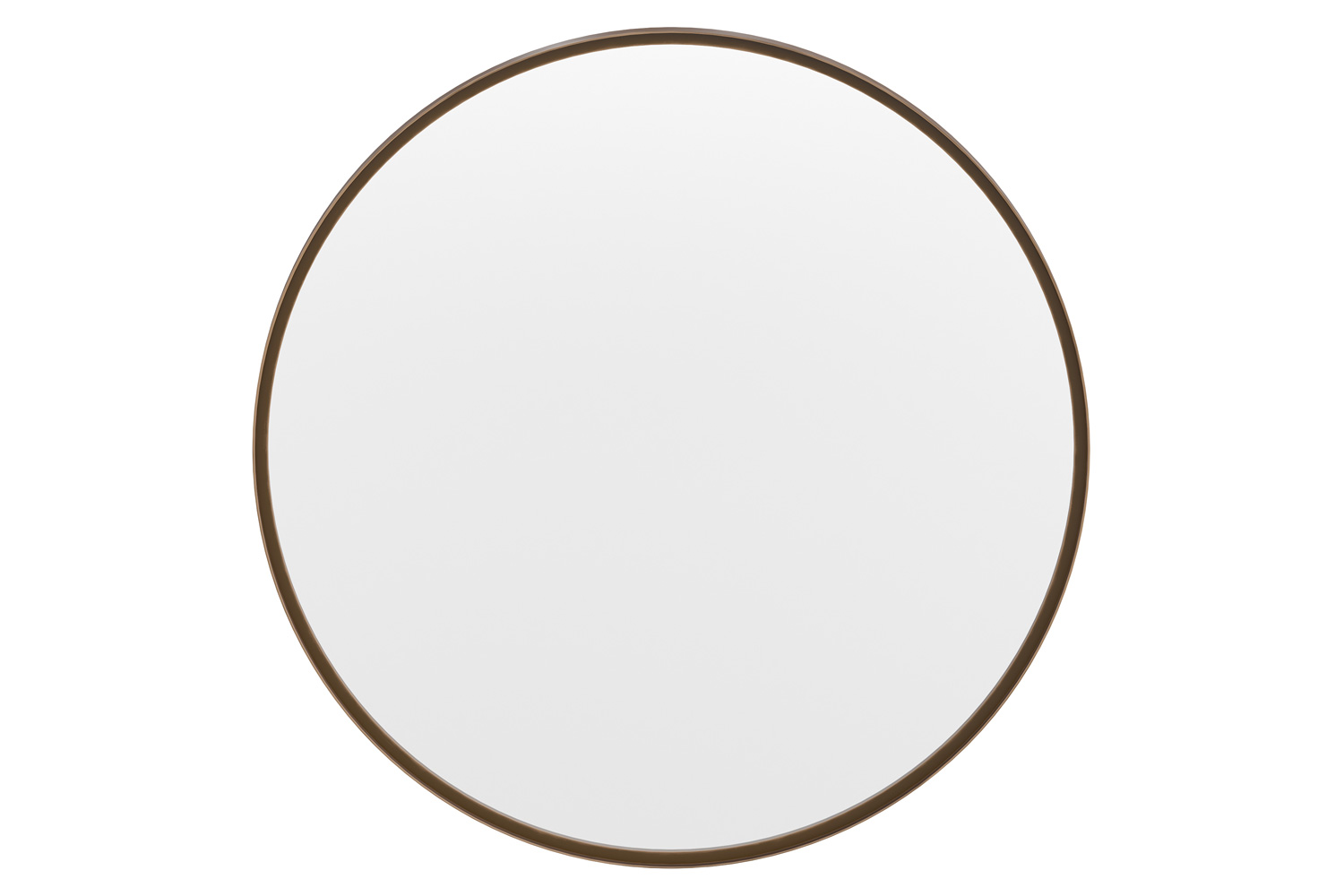 BLNK Jennifer Round Metal Framed Wall Mirror - Bronze