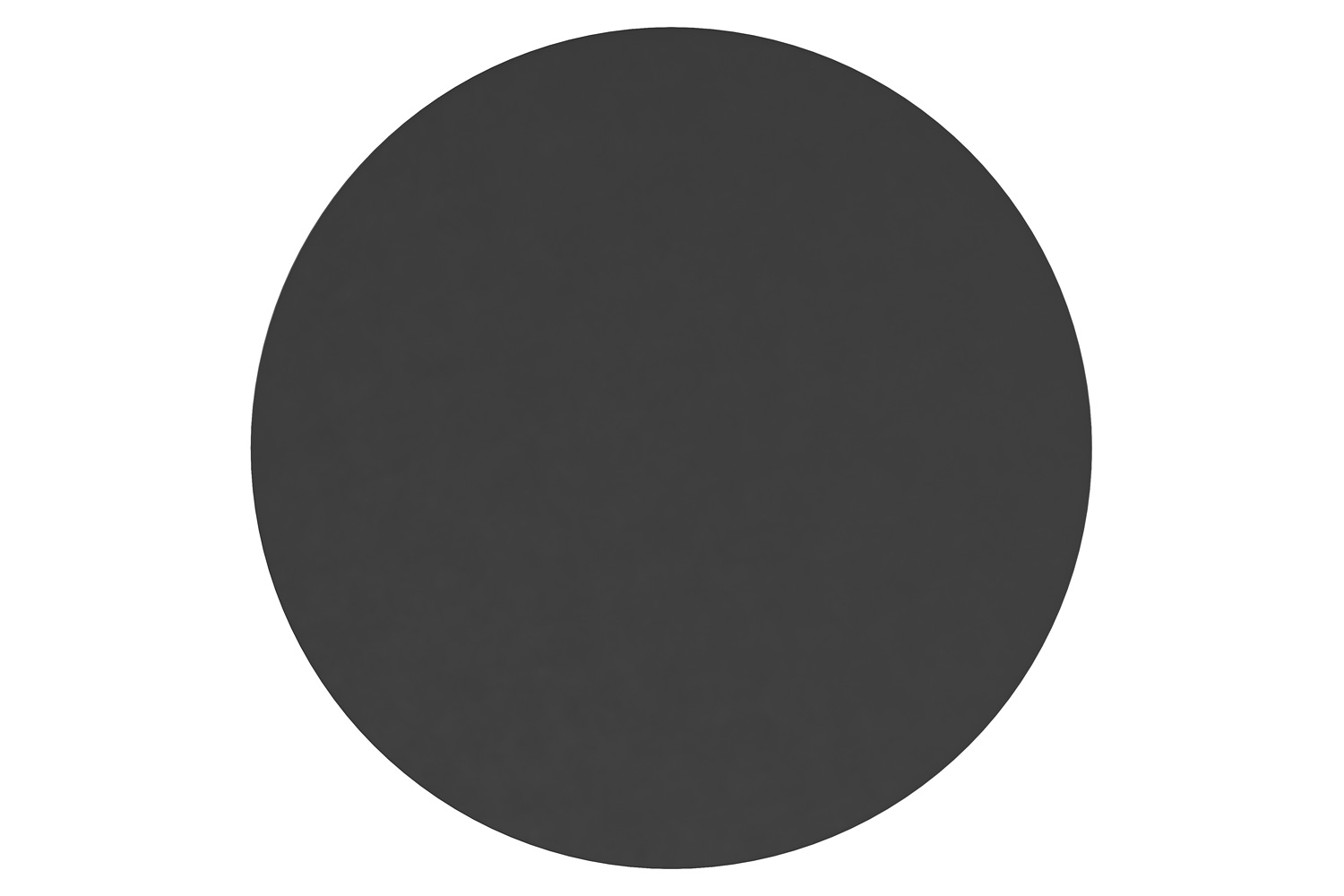 BLNK Jennifer Round Metal Framed Wall Mirror - Black