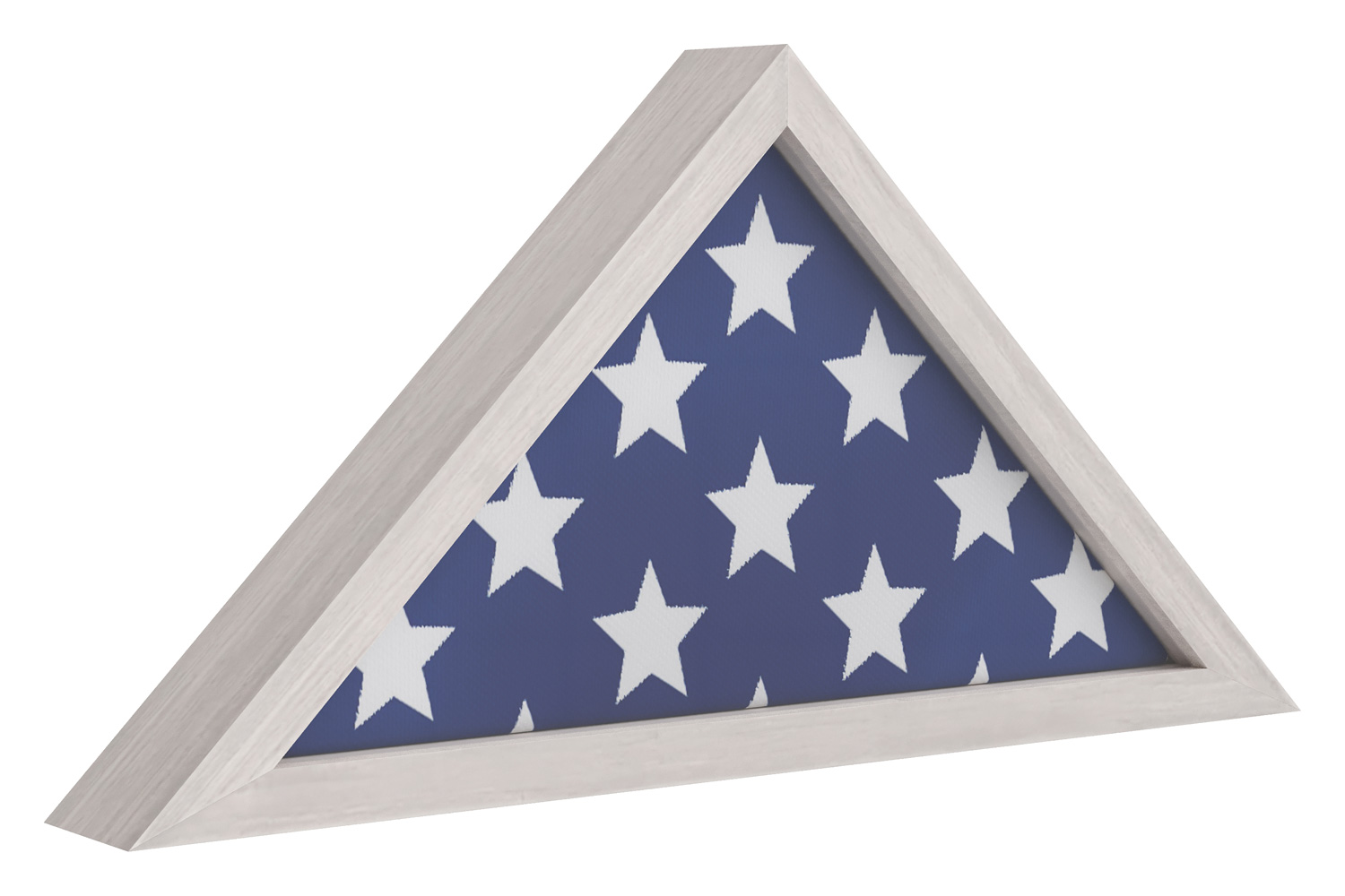BLNK Sheehan Solid Wood Memorial Flag Display Case - Whitewashed