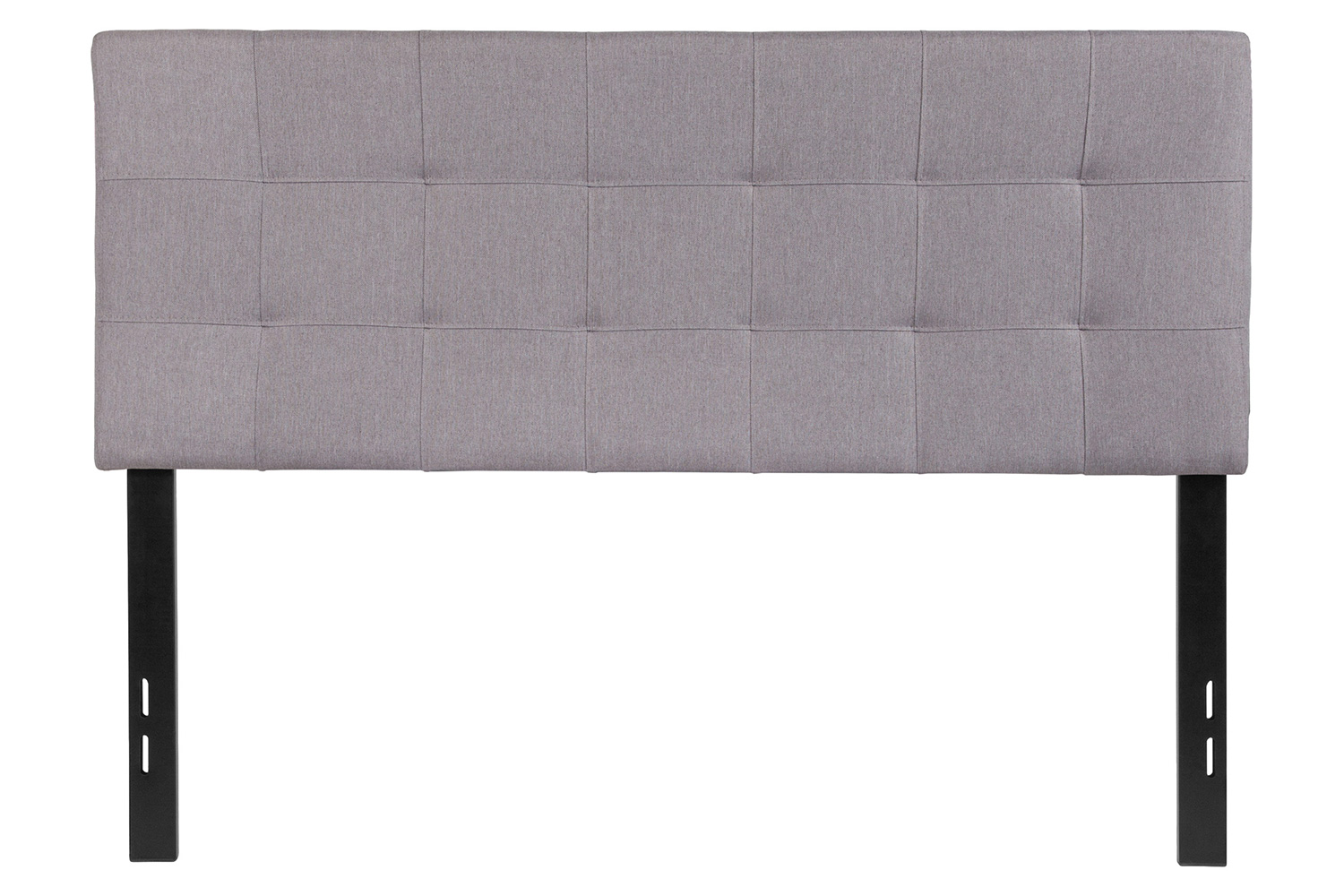 BLNK Bedford Fabric Tufted Upholstered Headboard - Light Gray, Full Size