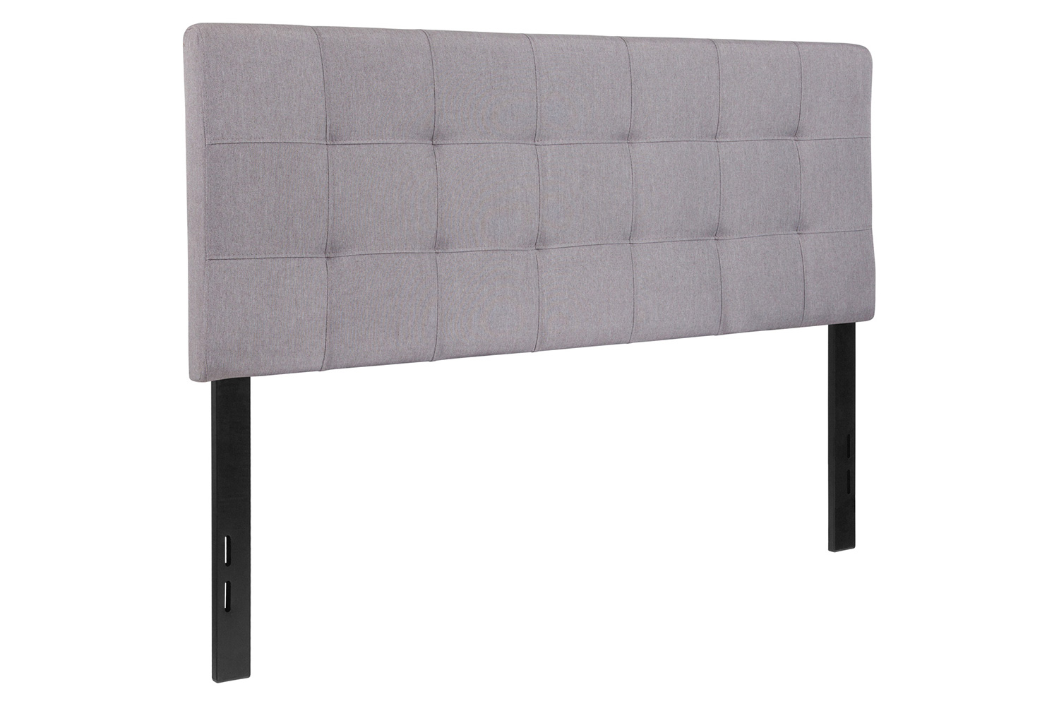 BLNK Bedford Fabric Tufted Upholstered Headboard - Light Gray, Full Size