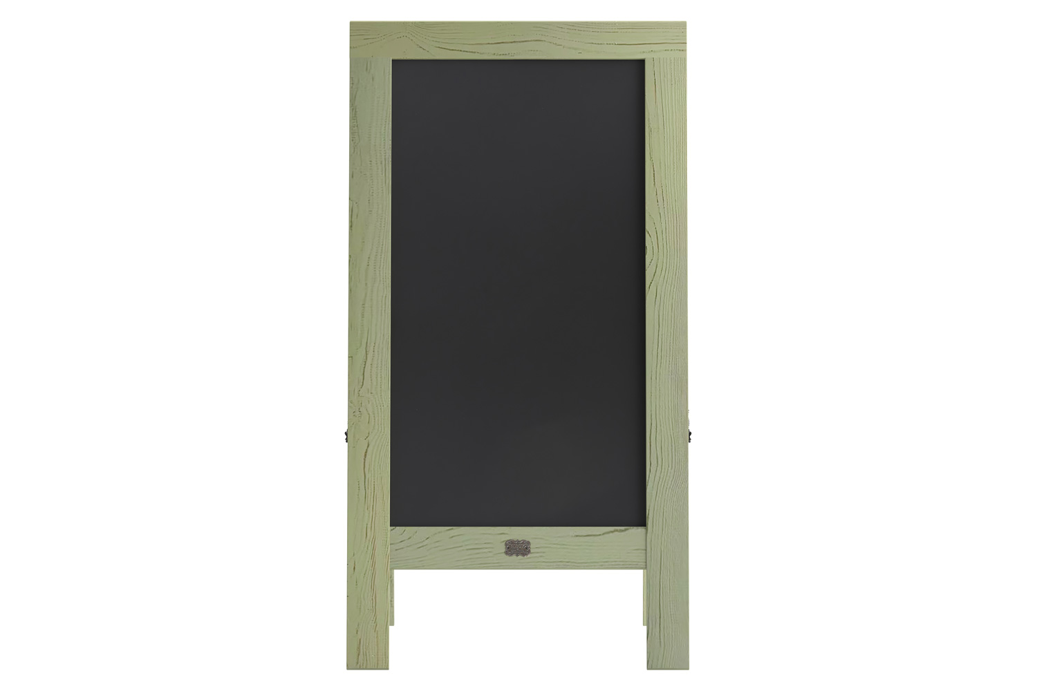 BLNK Canterbury Vintage Wooden A-Frame Magnetic Indoor-Outdoor Chalkboard Sign - Green