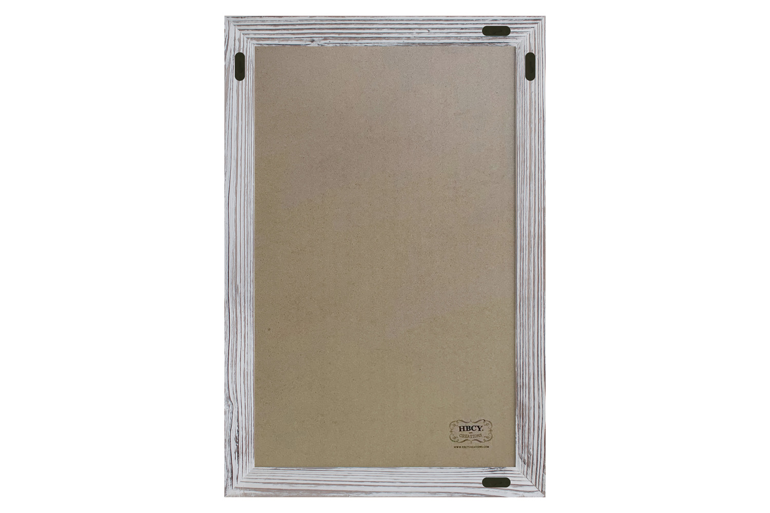 BLNK Canterbury Wall Mount Magnetic Chalkboard Sign with Eraser - Whitewashed, 20"W x 30"H