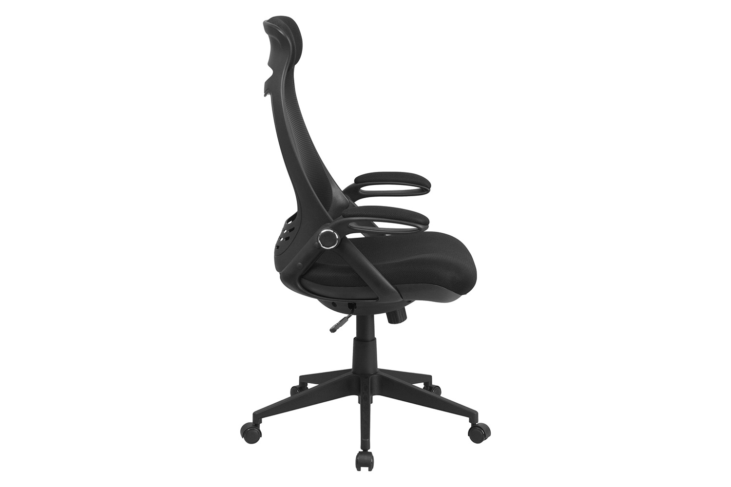 BLNK - Ivan High-Back Mesh Executive Swivel Office Chair with Flip-Up Arms