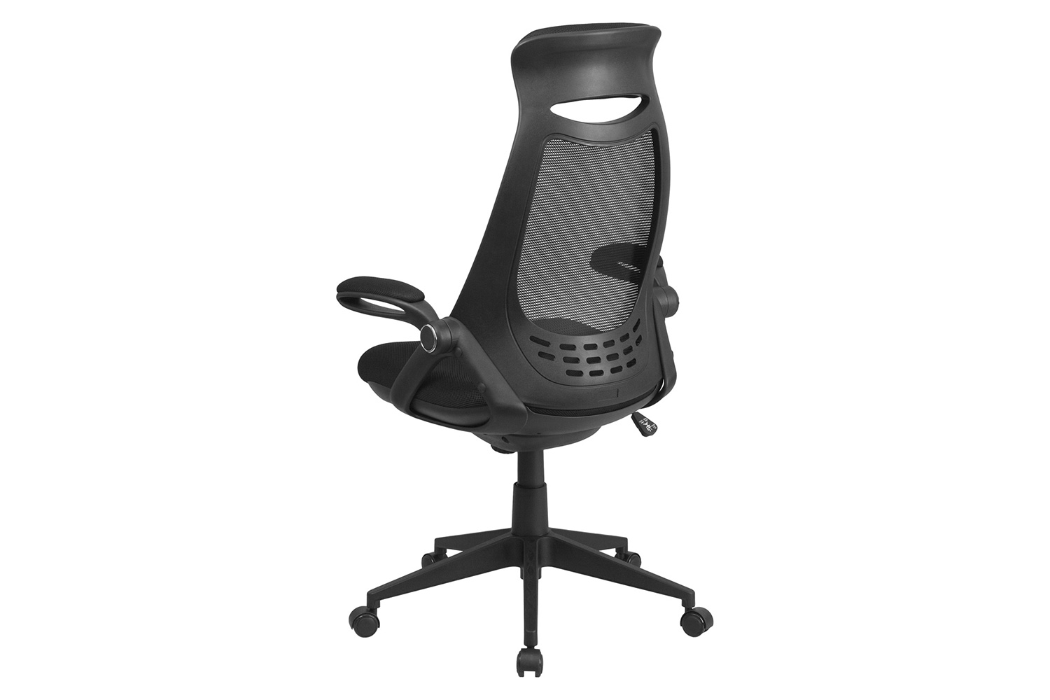 BLNK - Ivan High-Back Mesh Executive Swivel Office Chair with Flip-Up Arms