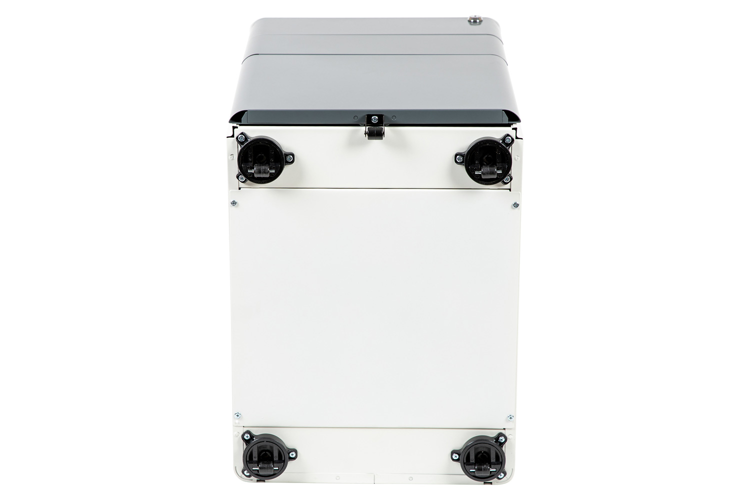 BLNK Warner 3-Drawer Mobile Locking Filing Cabinet with Anti-Tilt Mechanism and Letter-Legal Drawer - White/Charcoal