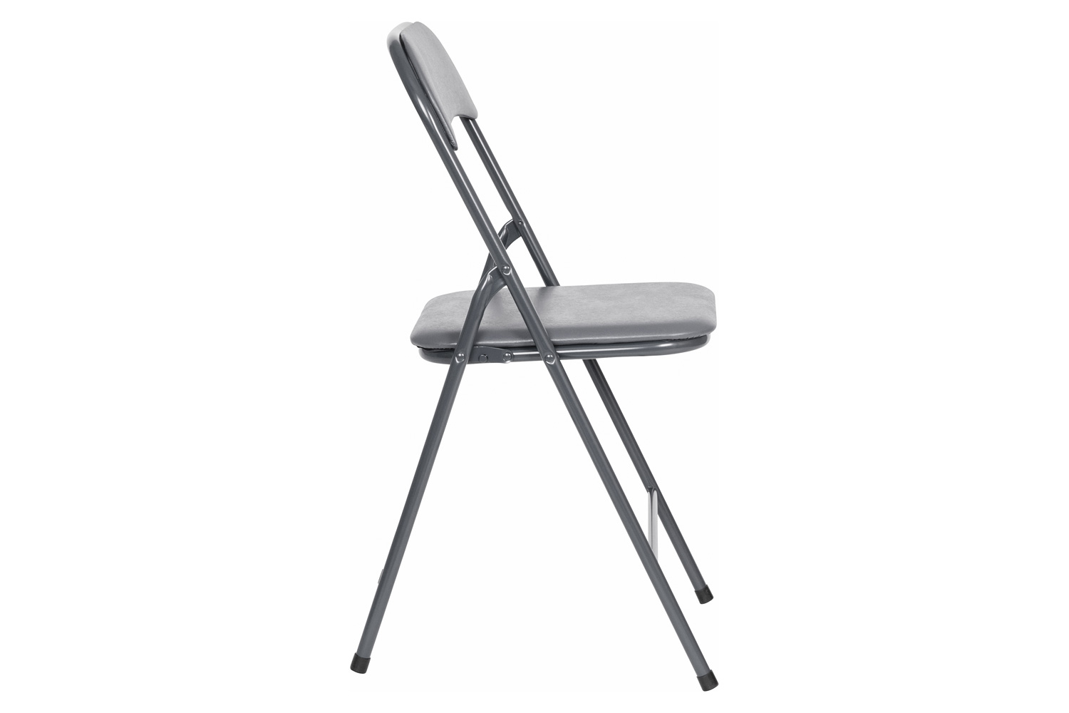 BLNK Madison Folding Card Table and Chair Set 5 Piece - Gray