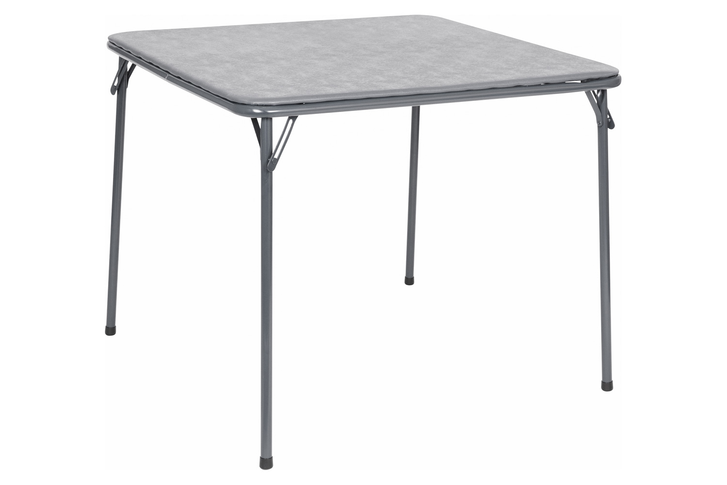 BLNK Madison Folding Card Table and Chair Set 5 Piece - Gray