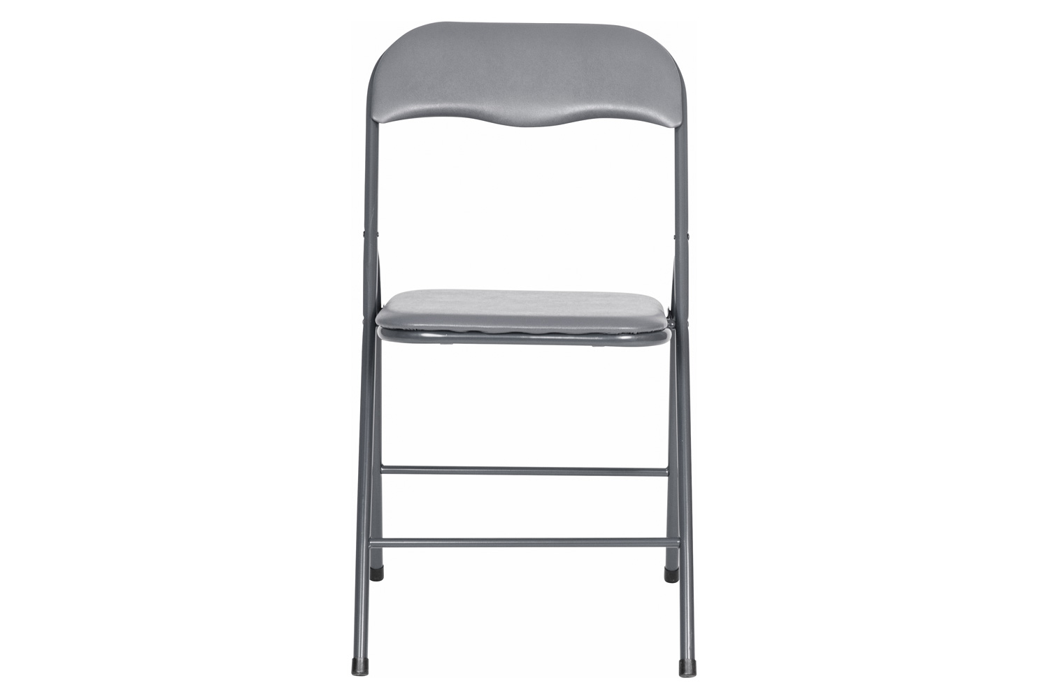 BLNK Madison Folding Card Table and Chair Set 5 Piece - Gray