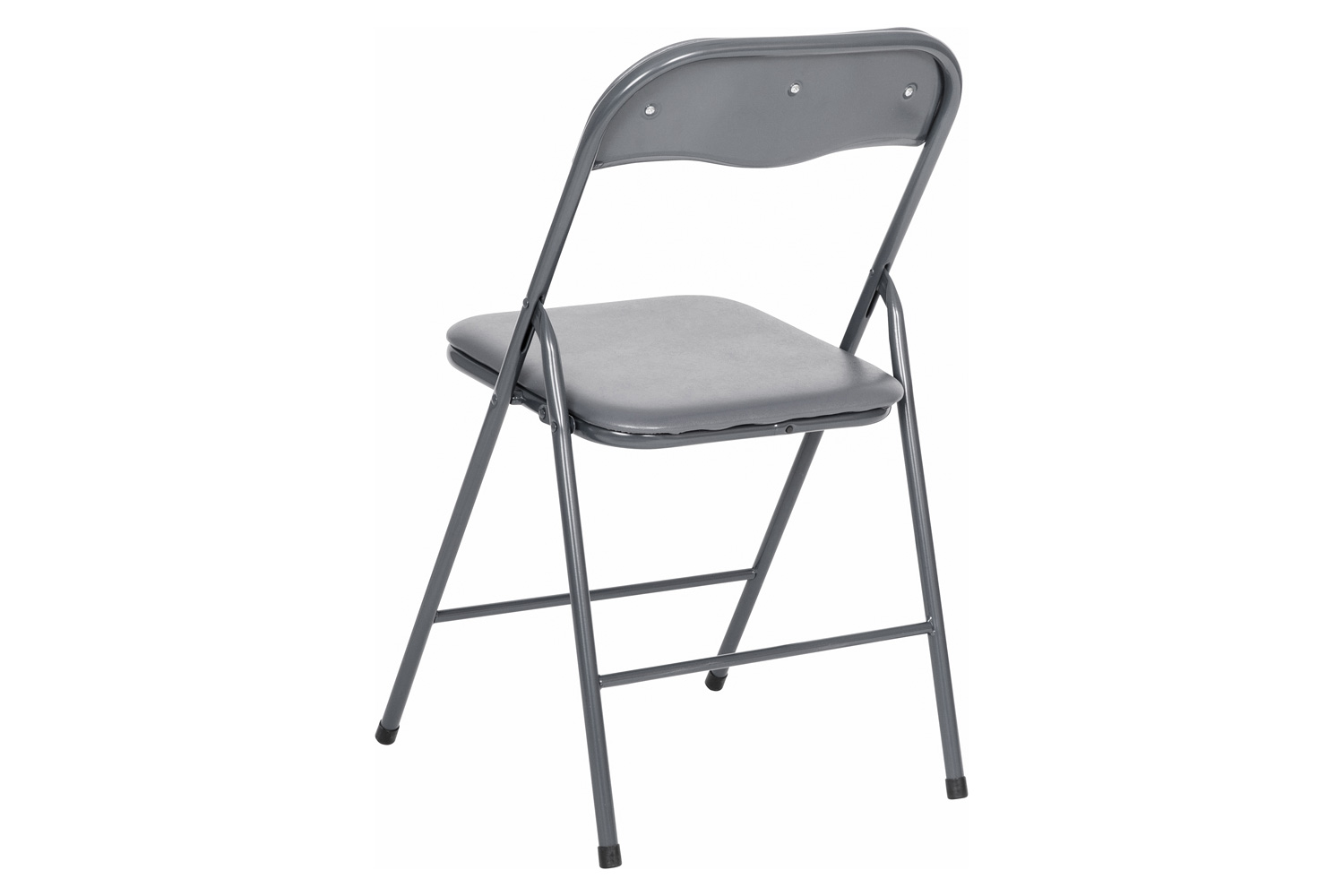 BLNK Madison Folding Card Table and Chair Set 5 Piece - Gray