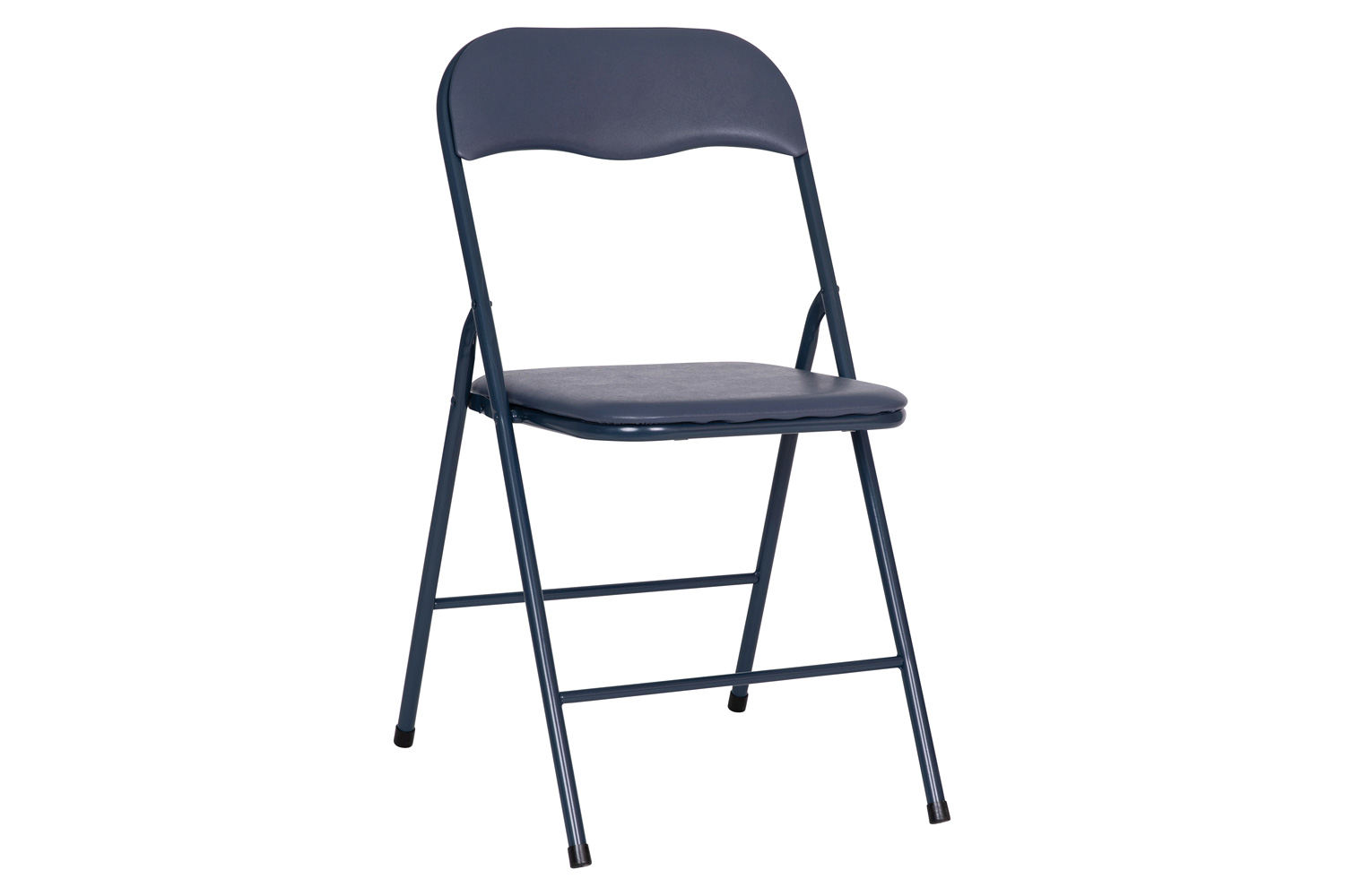 BLNK Madison Folding Card Table and Chair Set 5 Piece - Navy