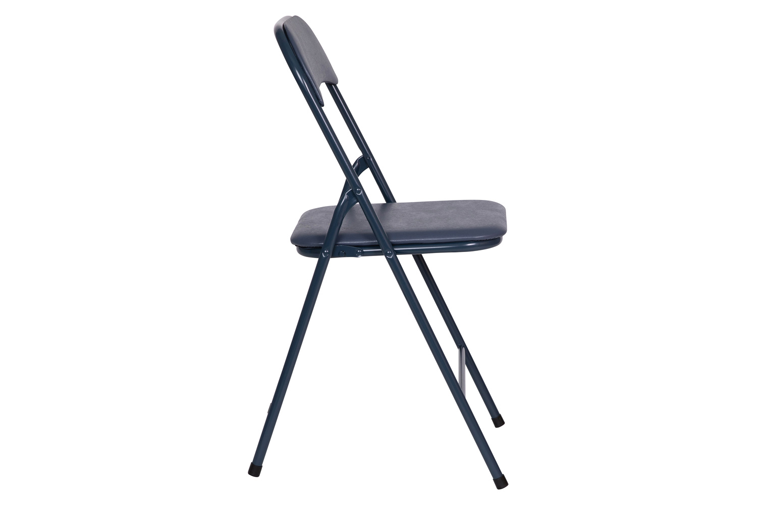 BLNK Madison Folding Card Table and Chair Set 5 Piece - Navy