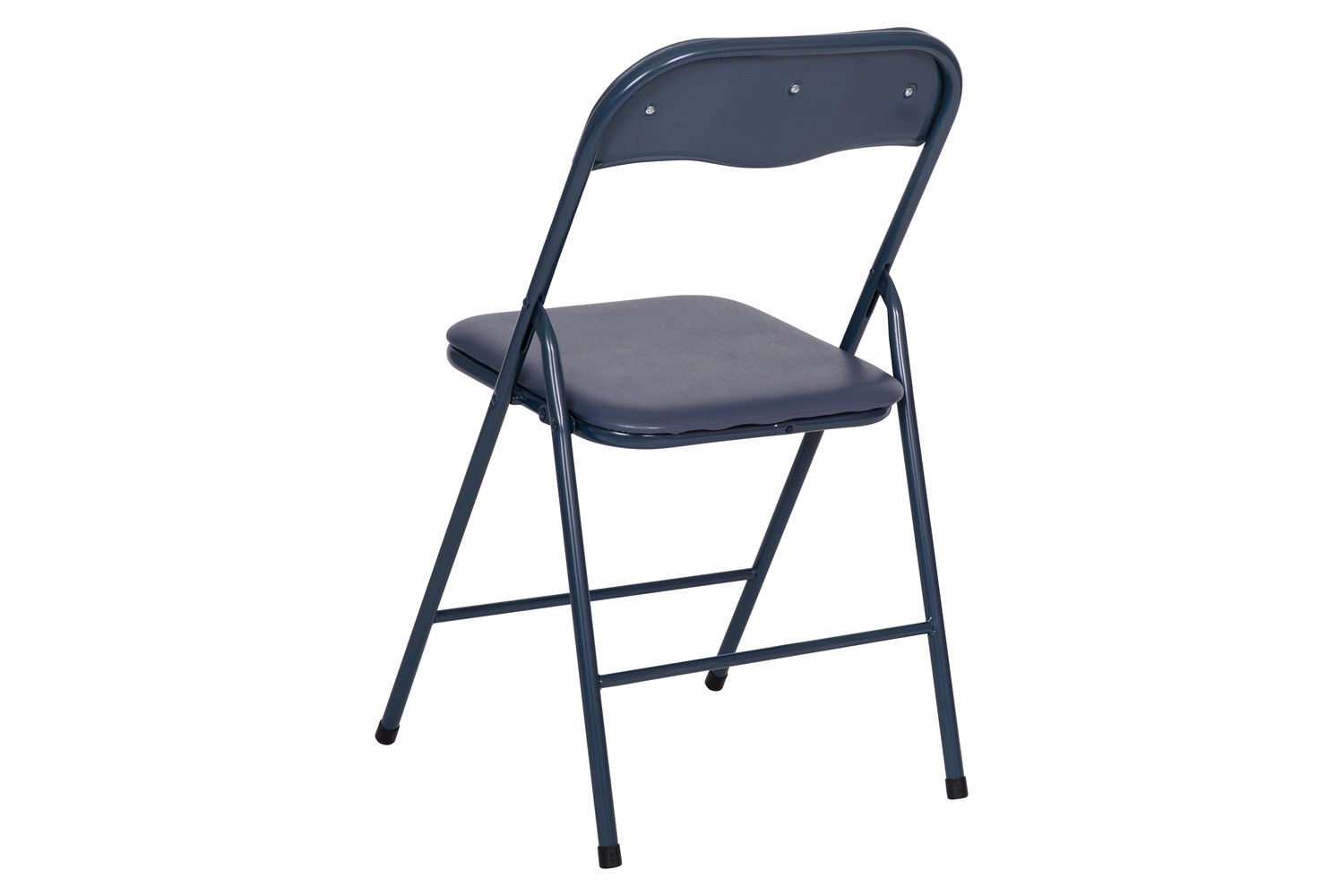 BLNK Madison Folding Card Table and Chair Set 5 Piece - Navy
