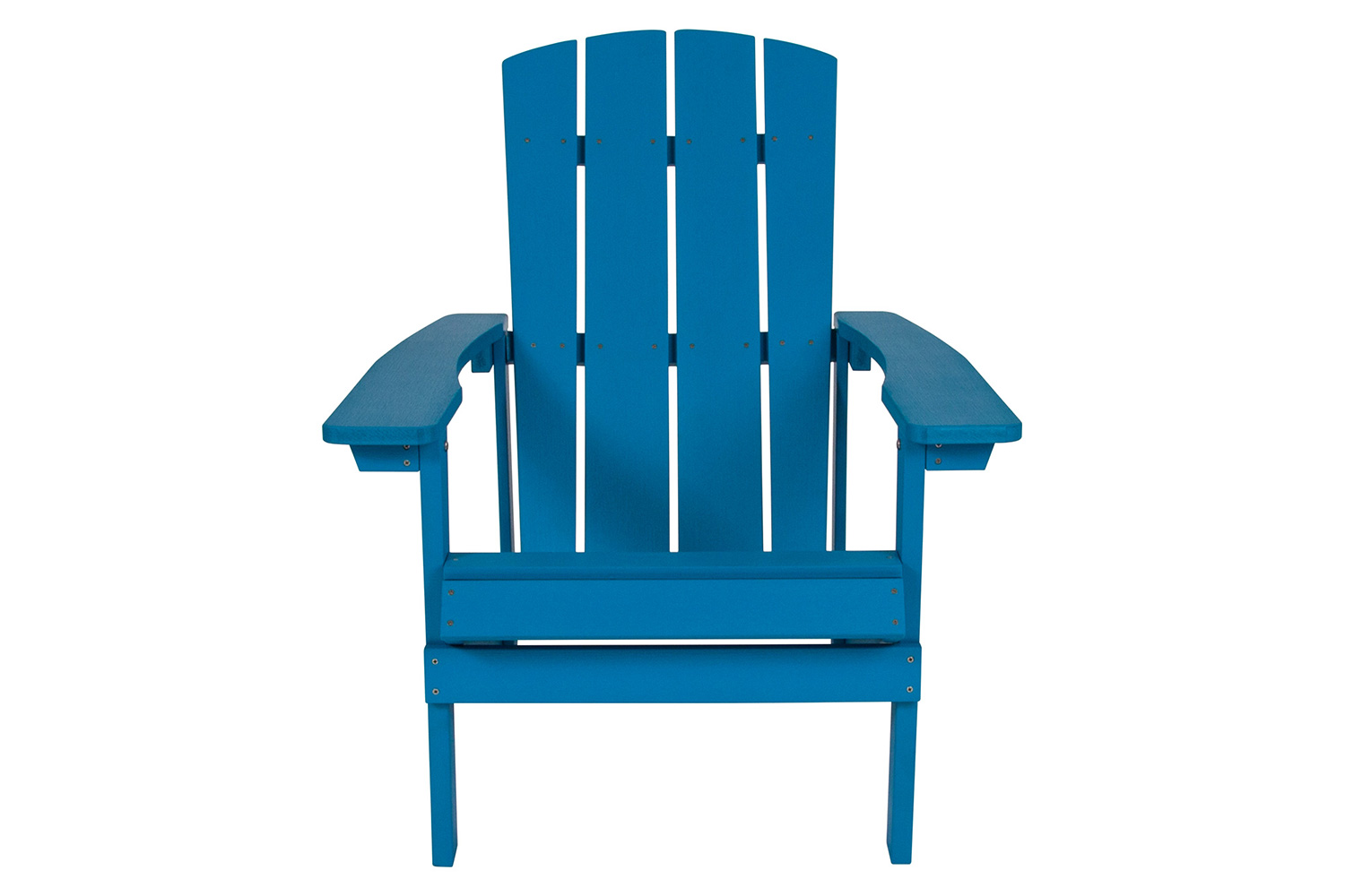 BLNK Charlestown Commercial All-Weather Poly Resin Wood Adirondack Chair - Blue