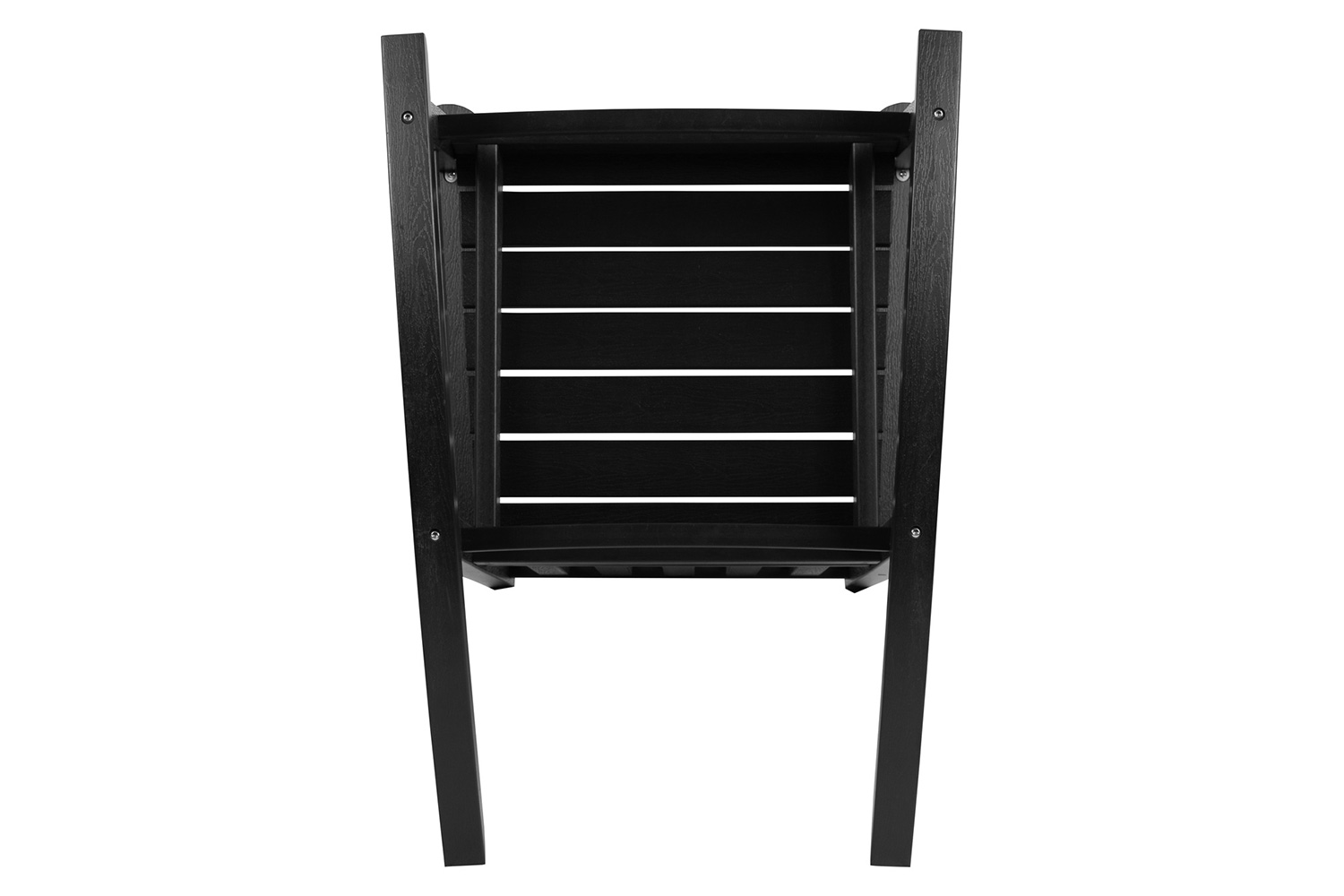 BLNK Winston Poly Resin All-Weather Rocking Chair - Black